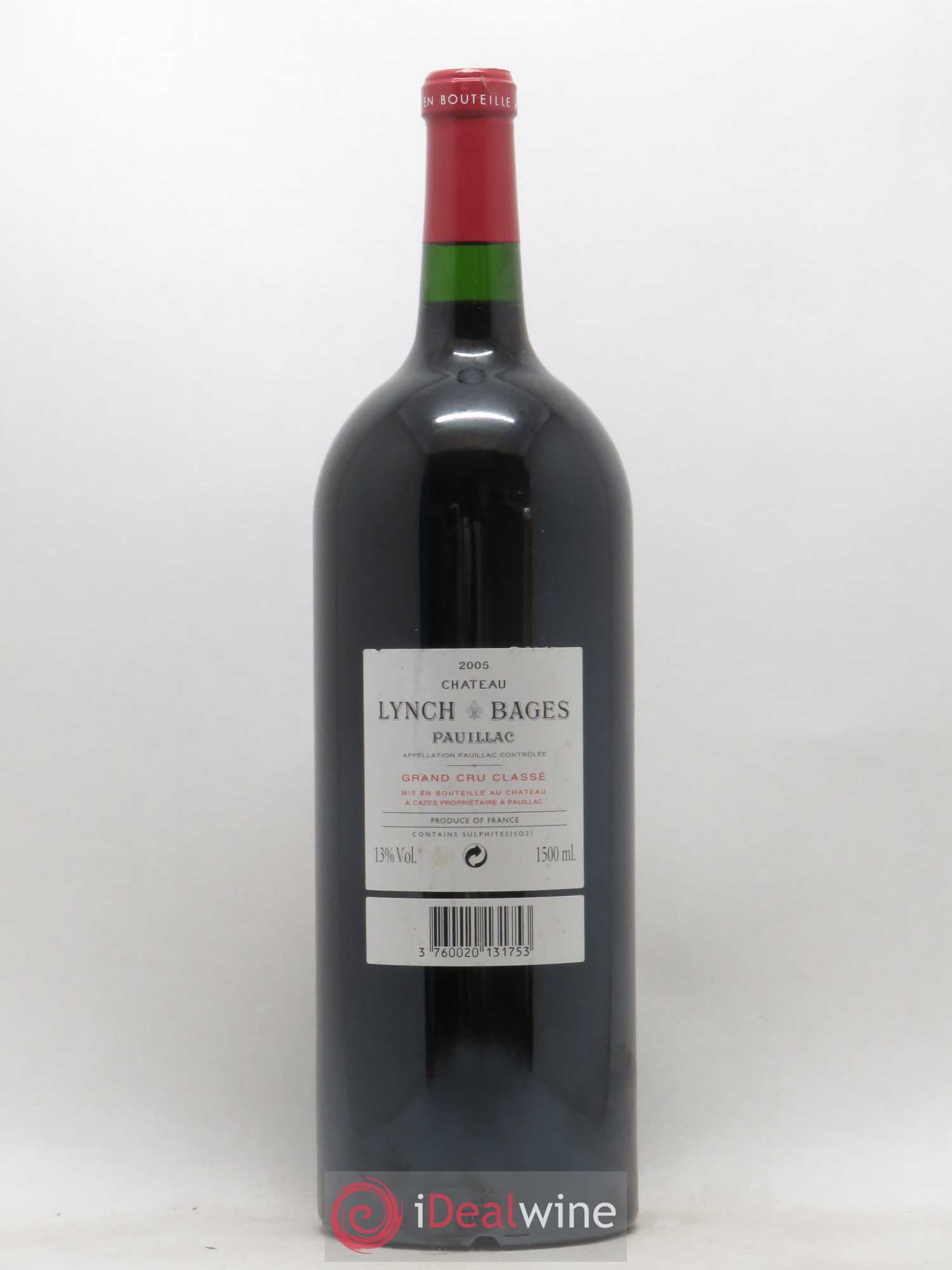 Château Lynch Bages 5ème Grand Cru Classé 2005 - Lot de 1 magnum - 1