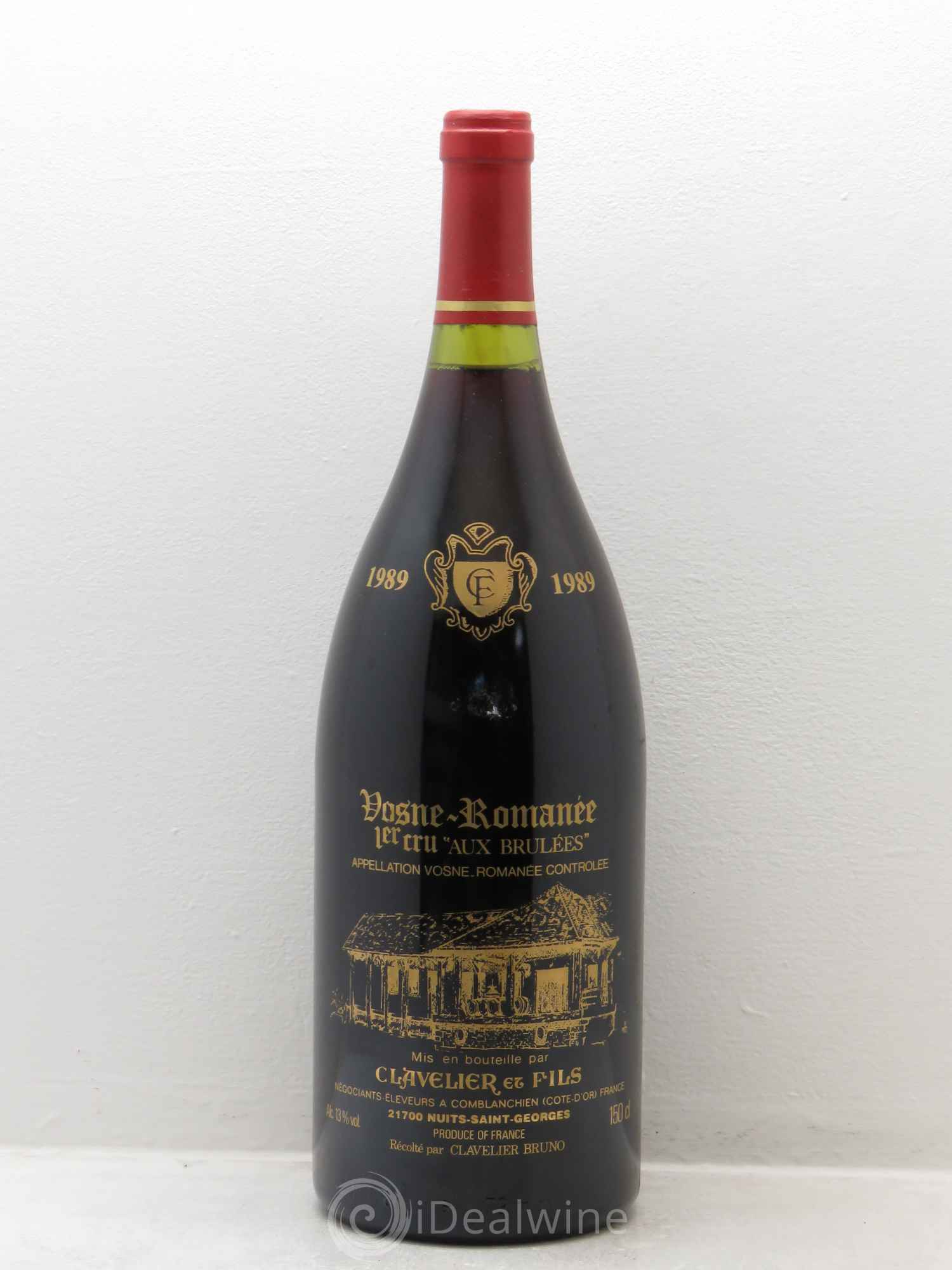 Vosne-Romanée 1er Cru clavelier 1989 - Lot de 1 magnum - 0