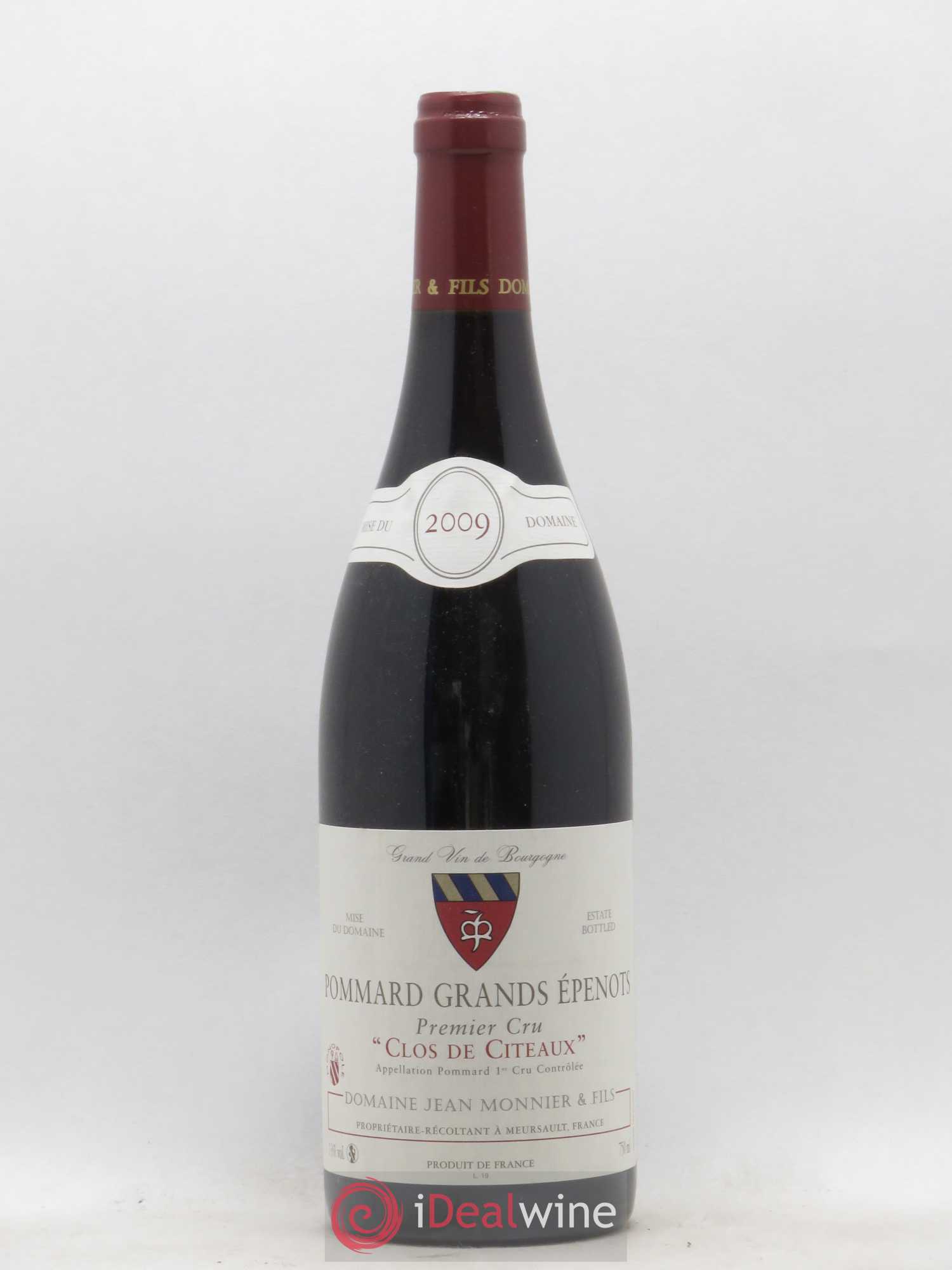 Pommard 1er Cru Grands Epenots Le Clos De Citeaux Jean Monnier & Fils 2009 - Lot of 1 bottle - 0