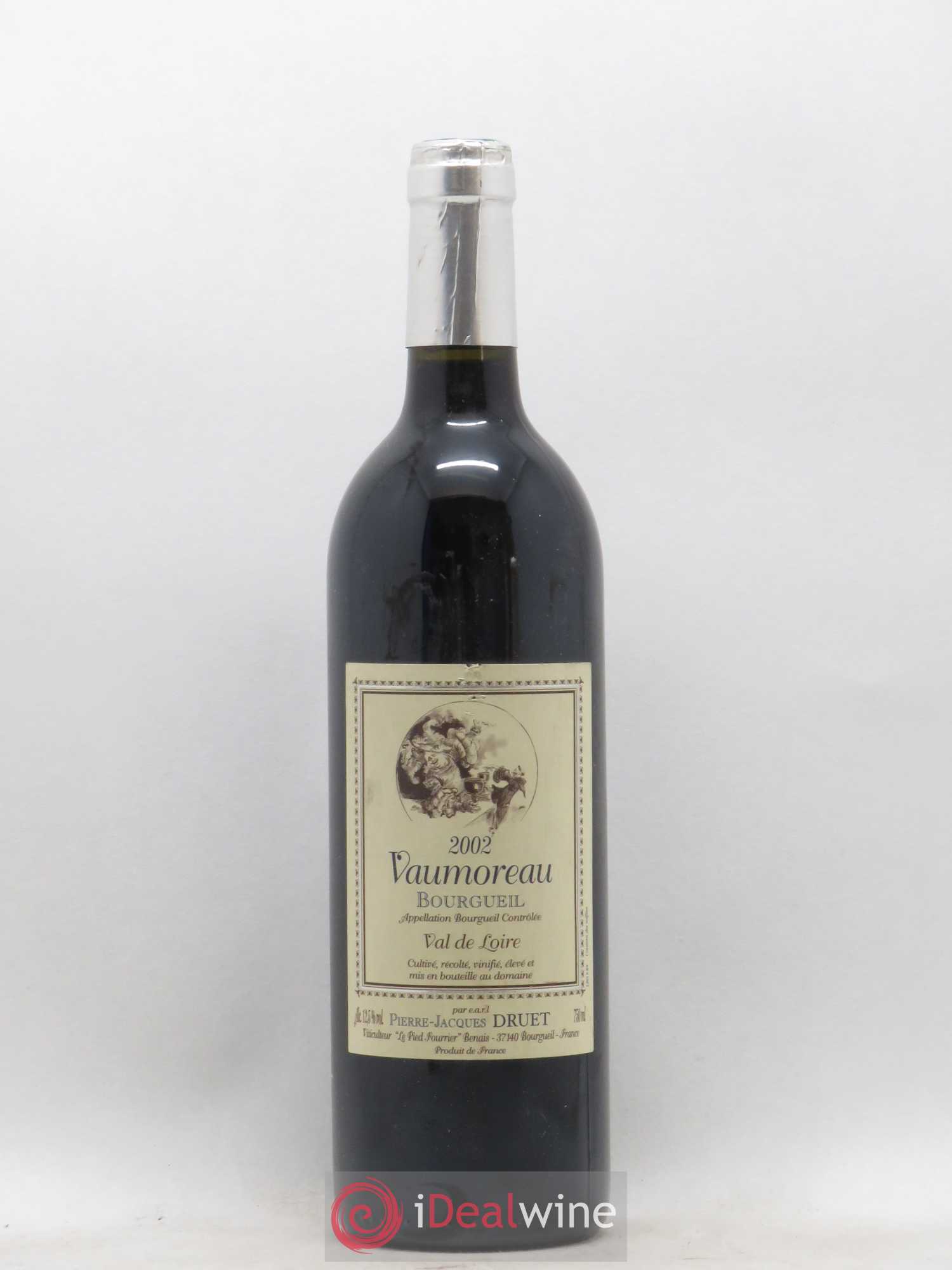 Bourgueil Vaumoreau Pierre Jacques Druet 2002 - Lot de 1 bouteille - 0