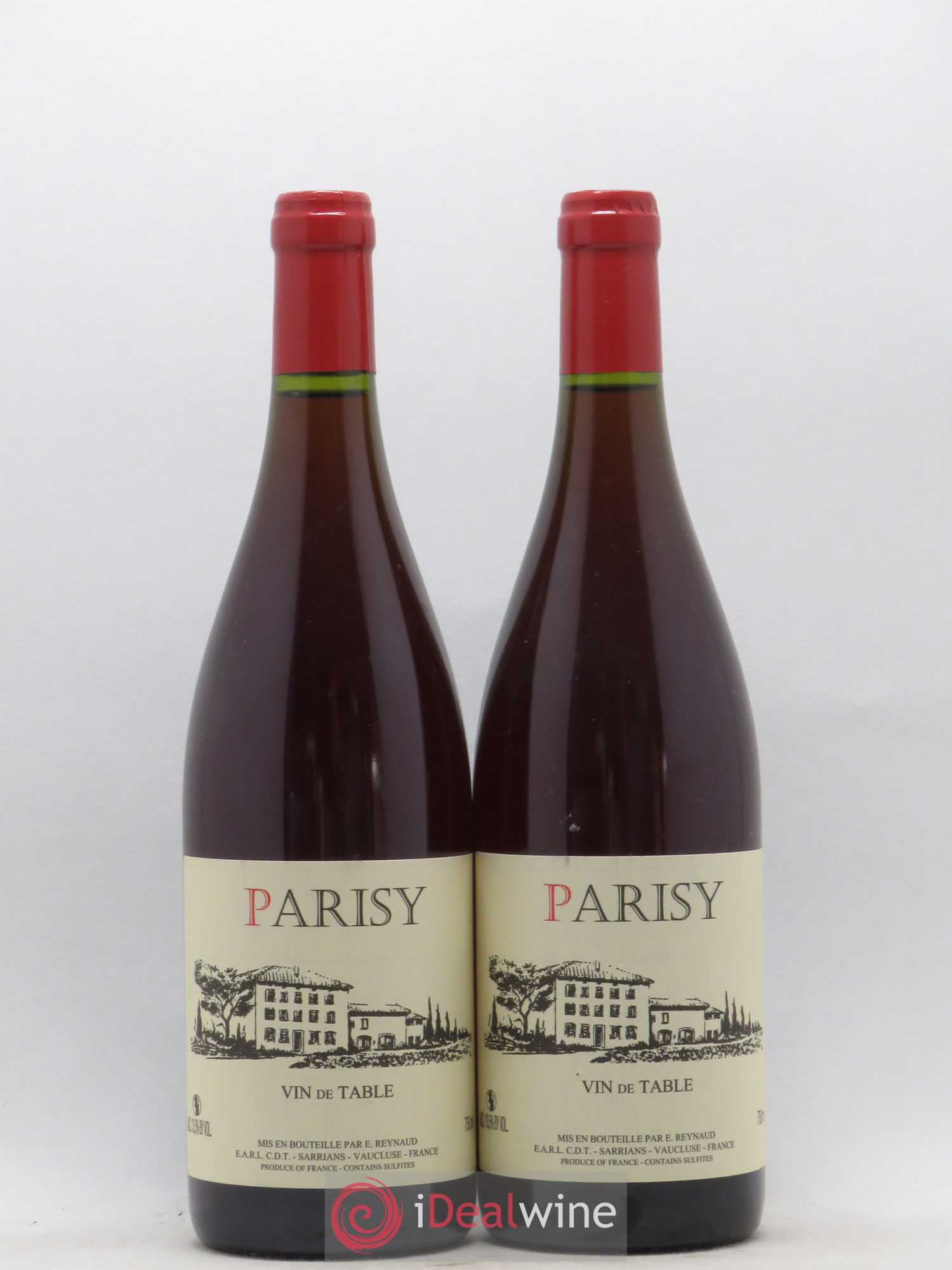 Vin de Table Parisy Emmanuel Reynaud - Lot de 2 bouteilles - 0