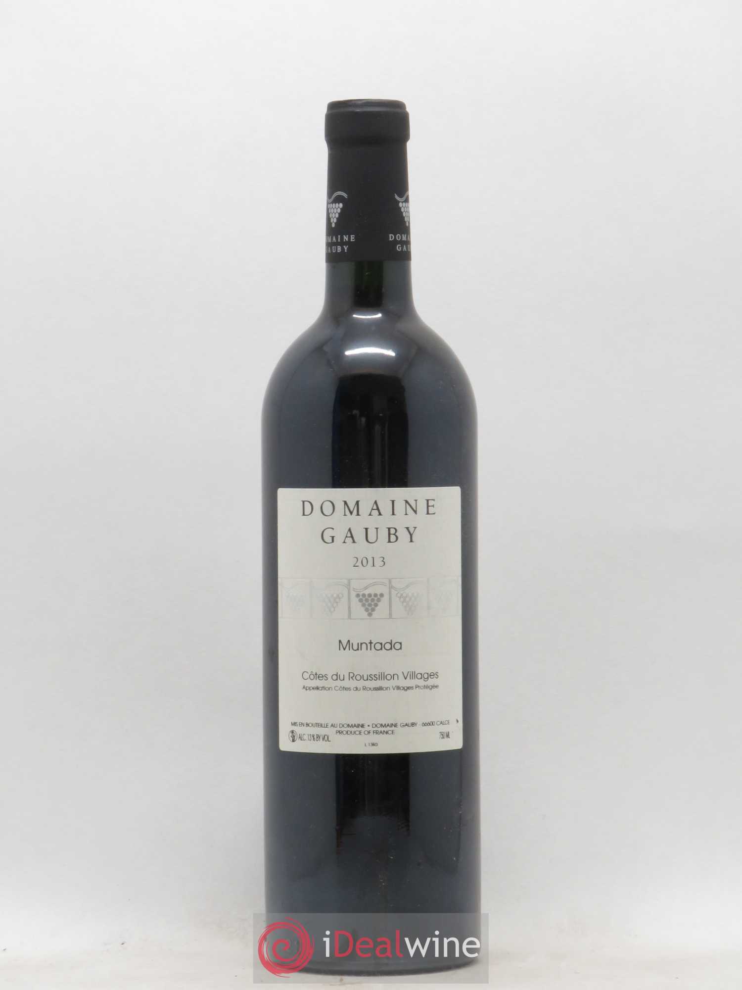 Côtes Catalanes (anciennement Côtes du Roussillon Villages) La Muntada Gauby (Domaine) 2013 - Lot de 1 bouteille - 0