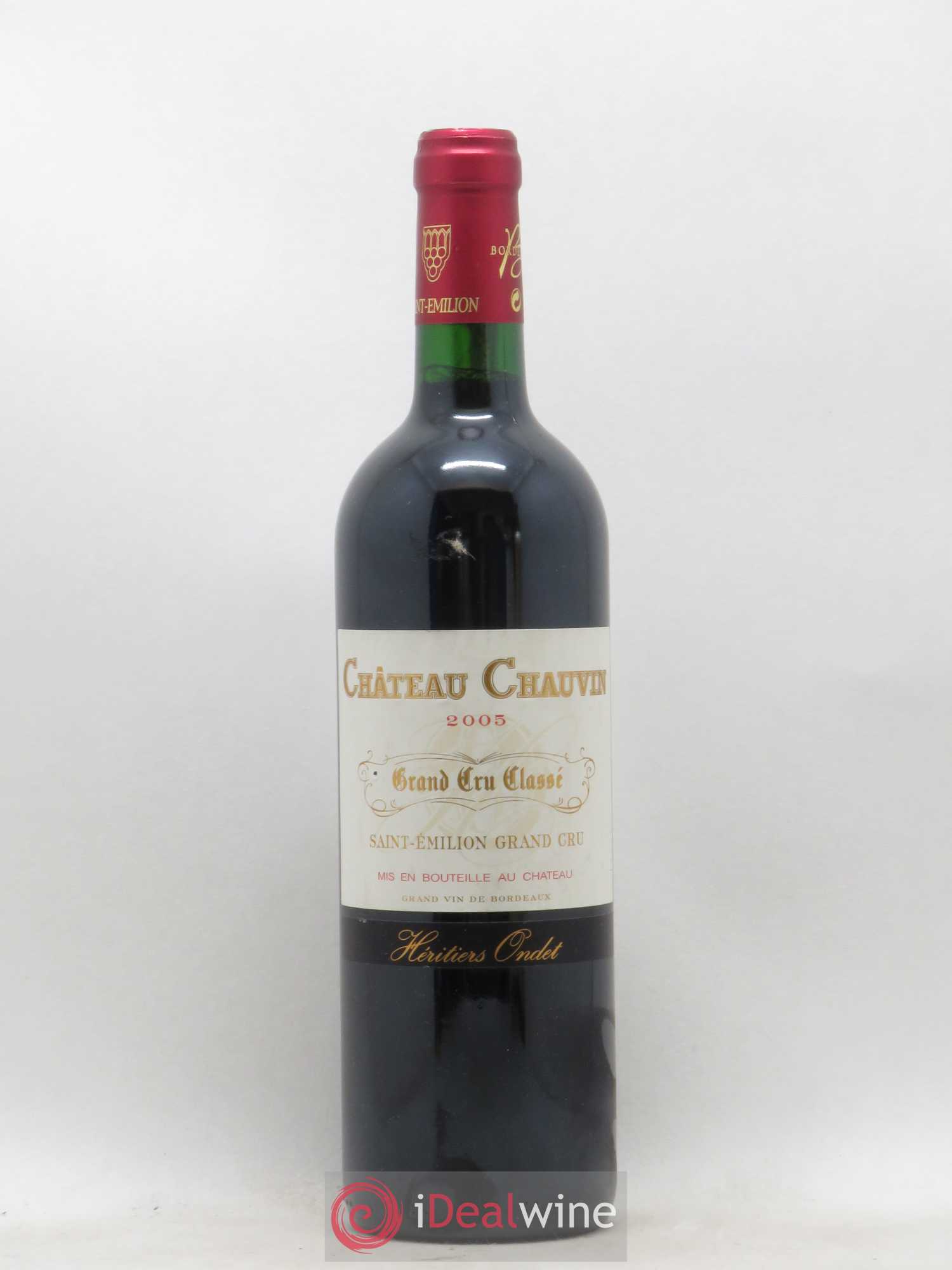 Château Chauvin Grand Cru Classé 2005 - Lot de 1 bouteille - 0
