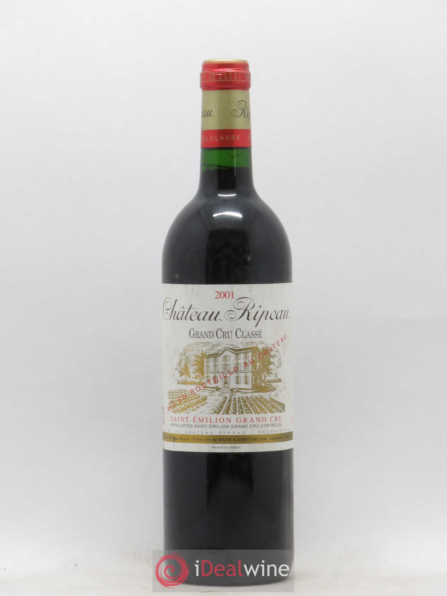 Château Ripeau Grand Cru Classé 2001 - Posten von 1 Flasche - 0