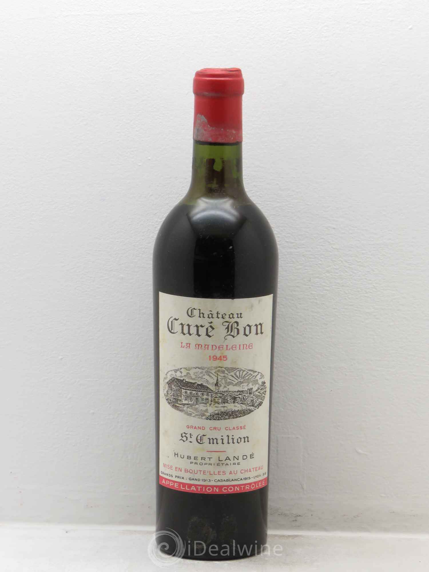 Saint-Émilion cure bon la madeleine 1945 - Posten von 1 Flasche - 0
