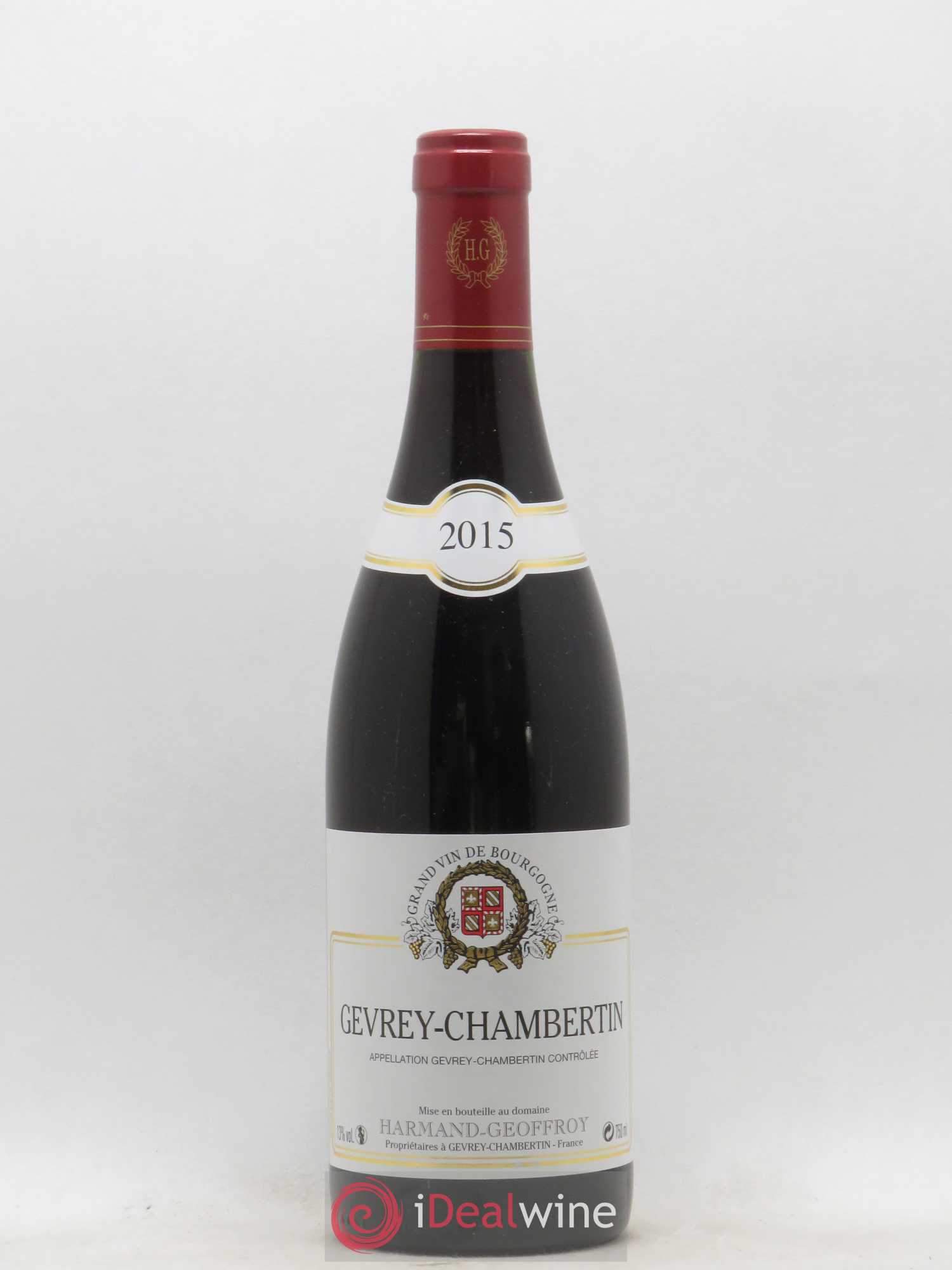 Gevrey-Chambertin Harmand-Geoffroy (Domaine) 2015 - Lot de 1 bouteille - 0