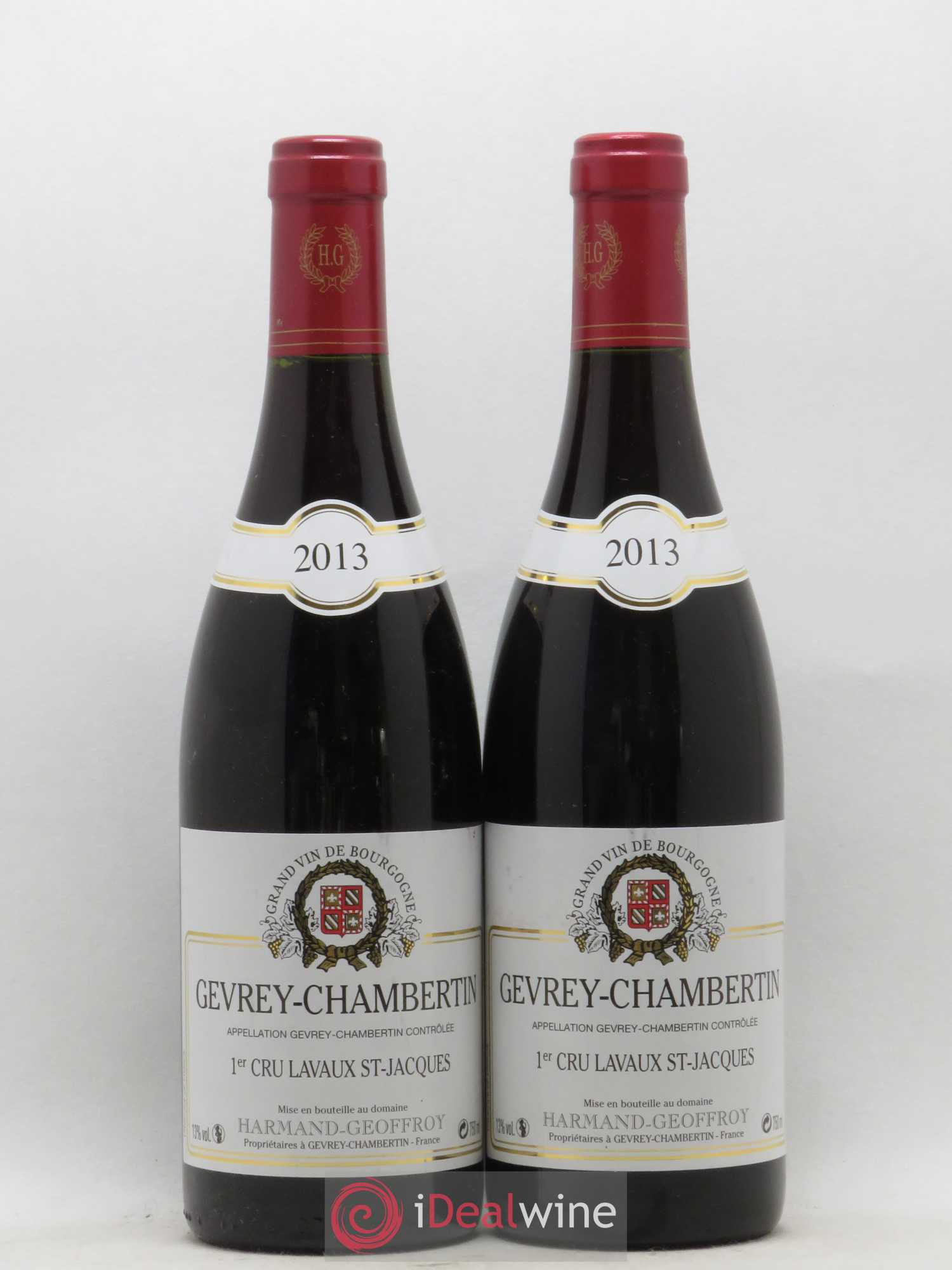 Gevrey-Chambertin 1er Cru Lavaux Saint Jacques Harmand-Geoffroy (Domaine) 2013 - Lot de 2 bouteilles - 0