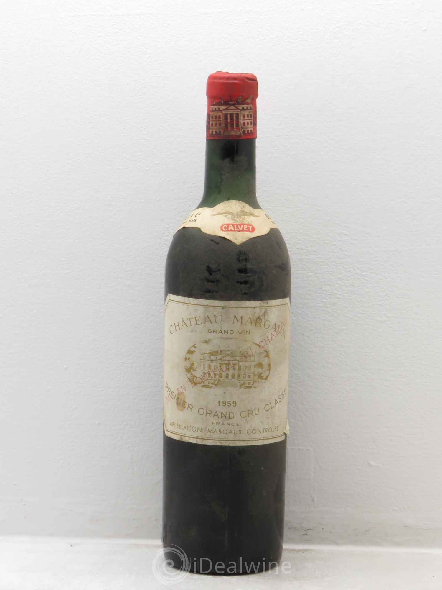 Château Margaux 1er Grand Cru Classé 1959 - Lot de 1 bouteille - 0