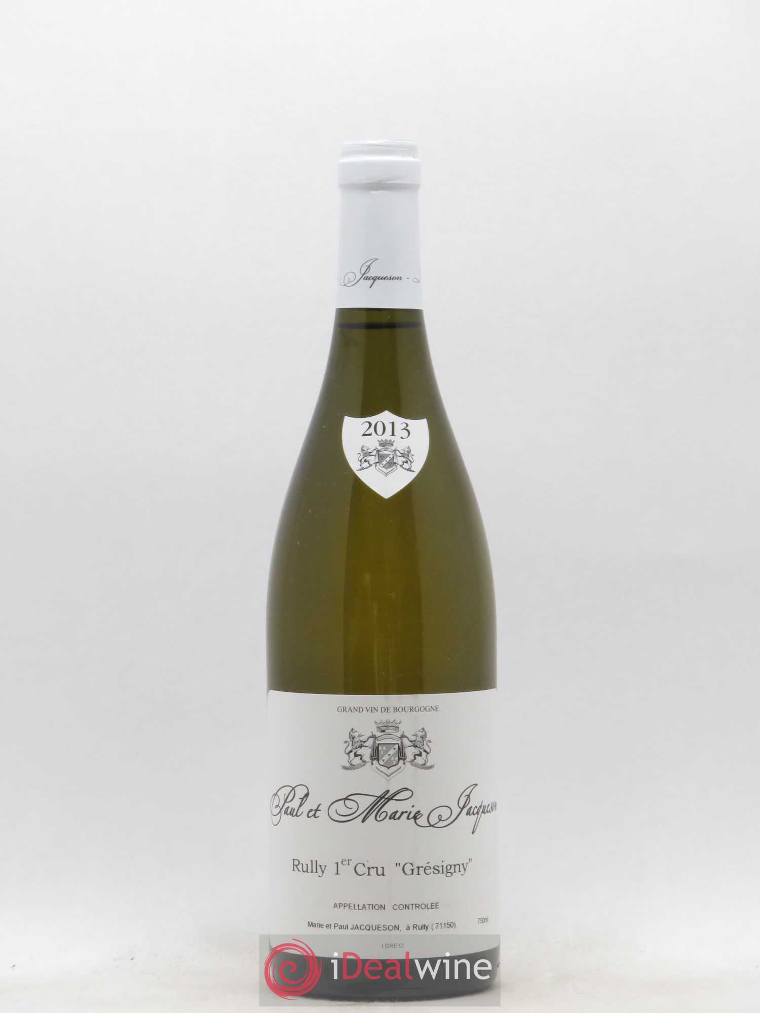Rully 1er Cru Grésigny Paul & Marie Jacqueson 2013 - Posten von 1 Flasche - 0