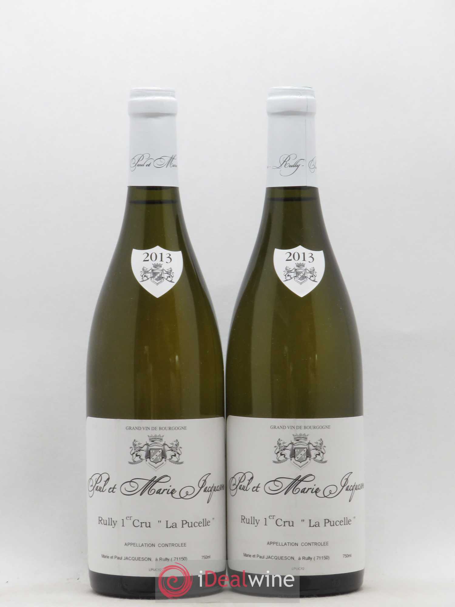 Rully 1er Cru La Pucelle Paul & Marie Jacqueson 2013 - Lot de 2 bouteilles - 0