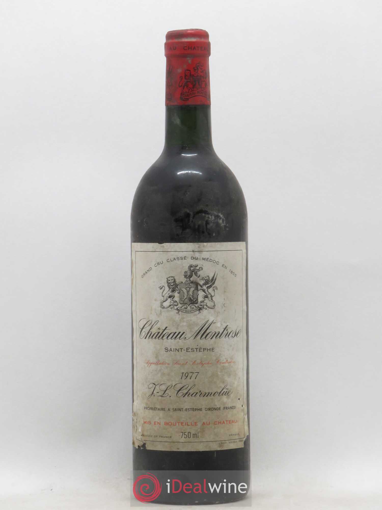 Château Montrose 2ème Grand Cru Classé 1977 - Lot de 1 bouteille - 0