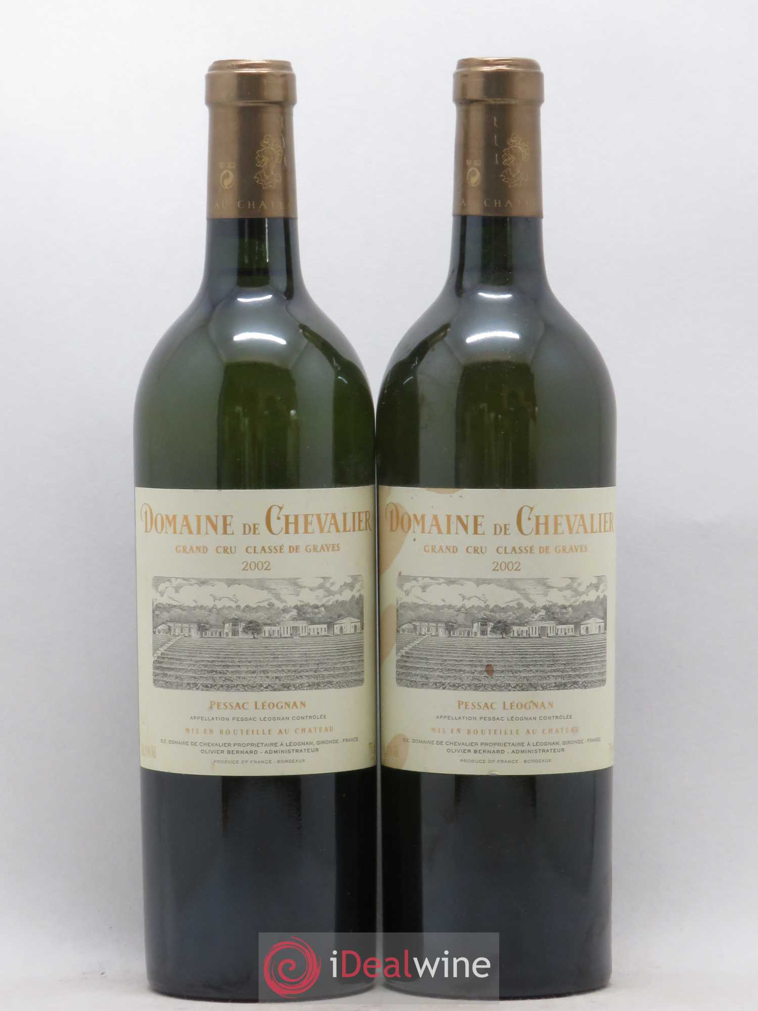 Domaine de Chevalier Cru Classé de Graves 2002 - Lot de 2 bouteilles - 0