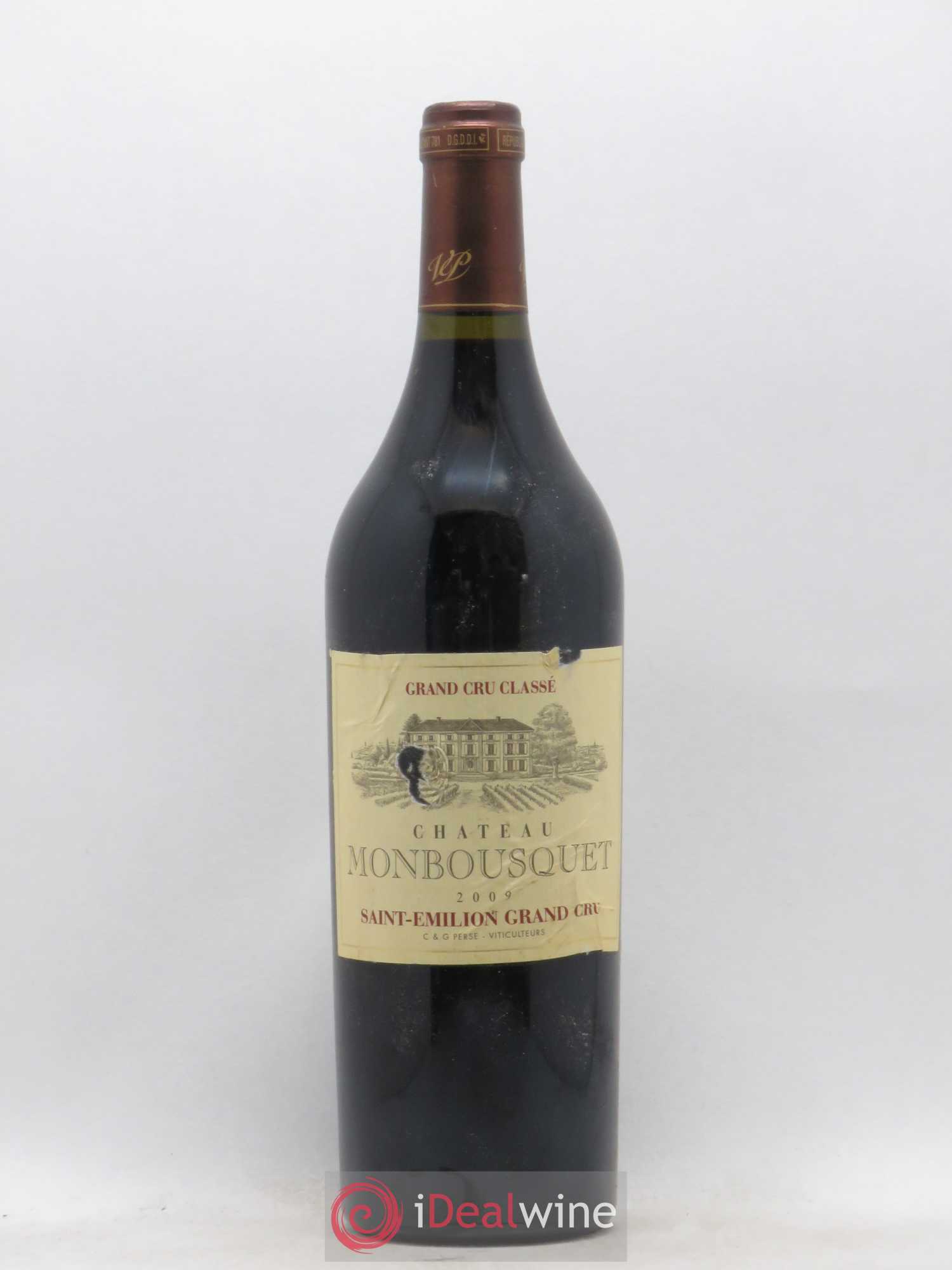 Château Monbousquet Grand Cru Classé 2009 - Lot de 1 bouteille - 0
