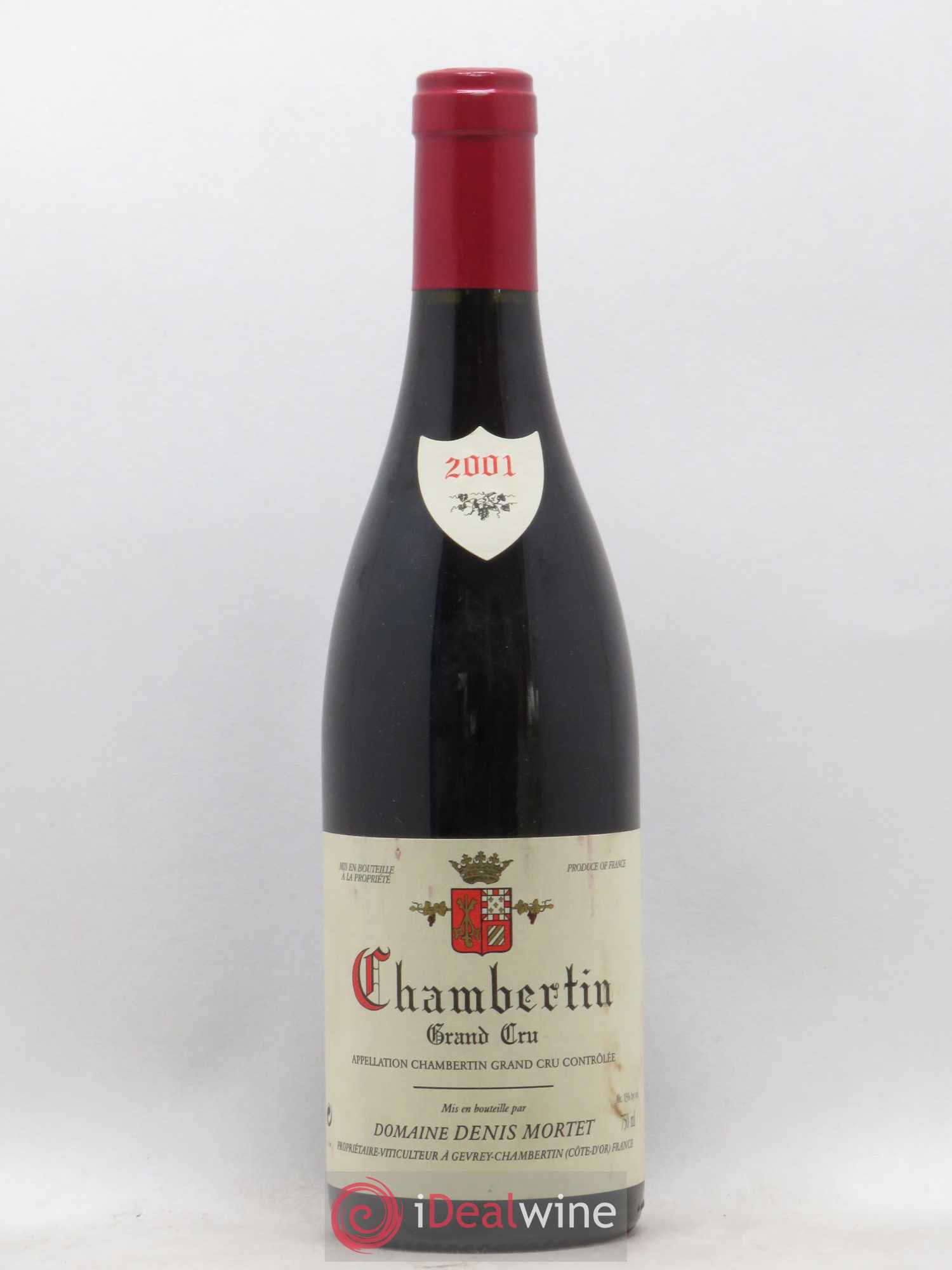 Chambertin Grand Cru Denis Mortet (Domaine) 2001 - Lot de 1 bouteille - 0
