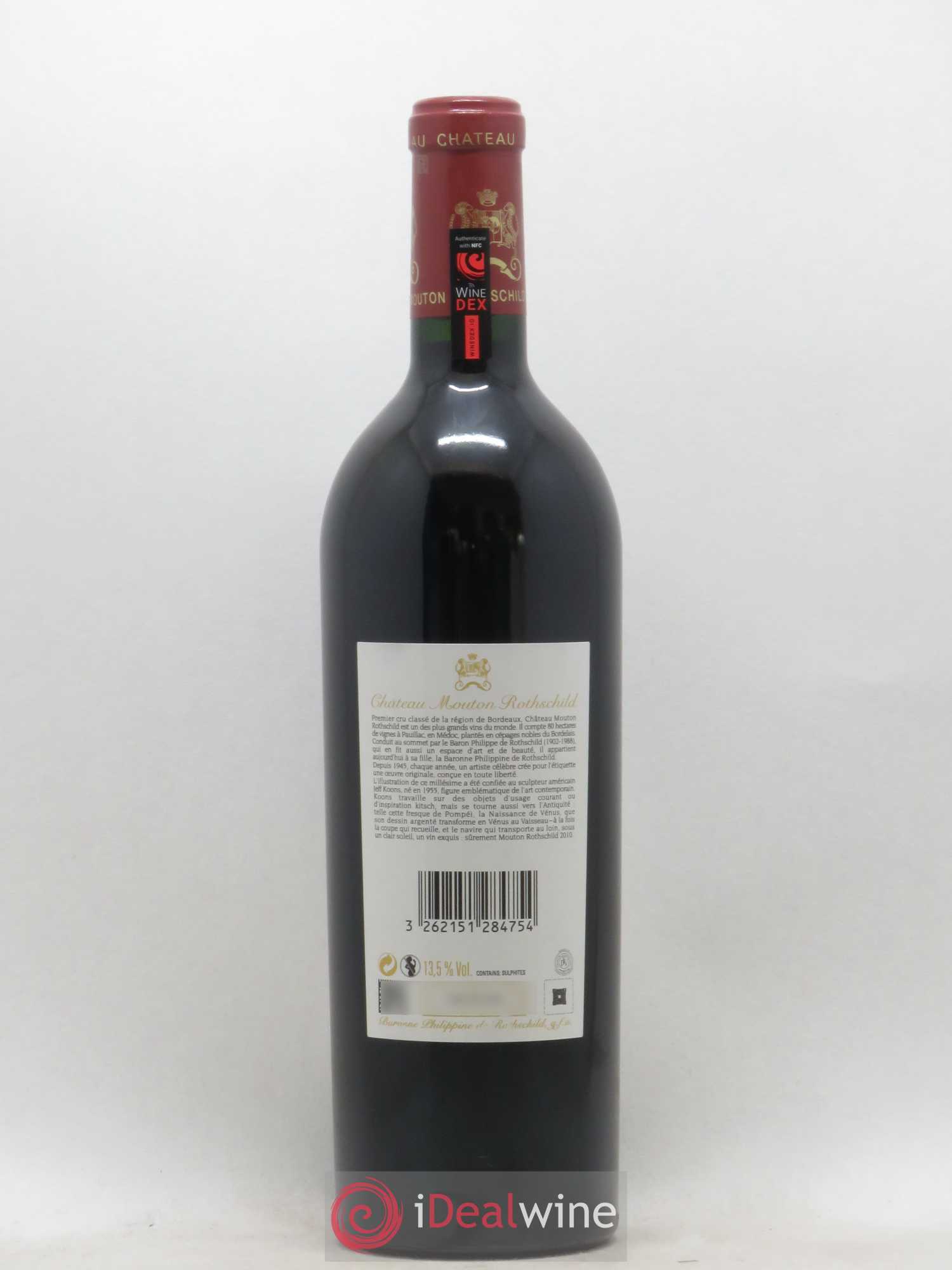 Château Mouton Rothschild 1er Grand Cru Classé 2010 - Lot de 1 bouteille - 1
