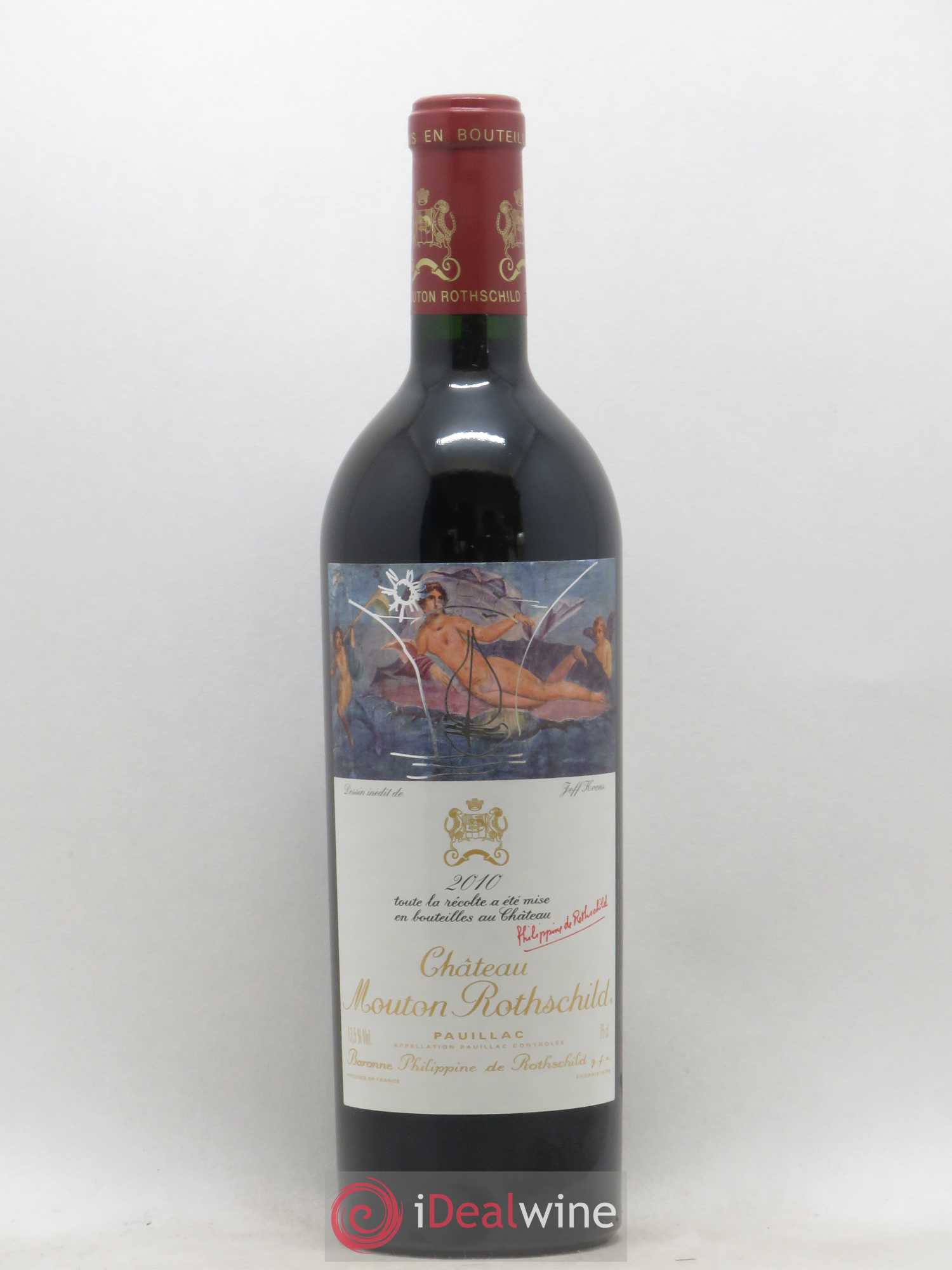 Château Mouton Rothschild 1er Grand Cru Classé 2010 - Lot de 1 bouteille - 0