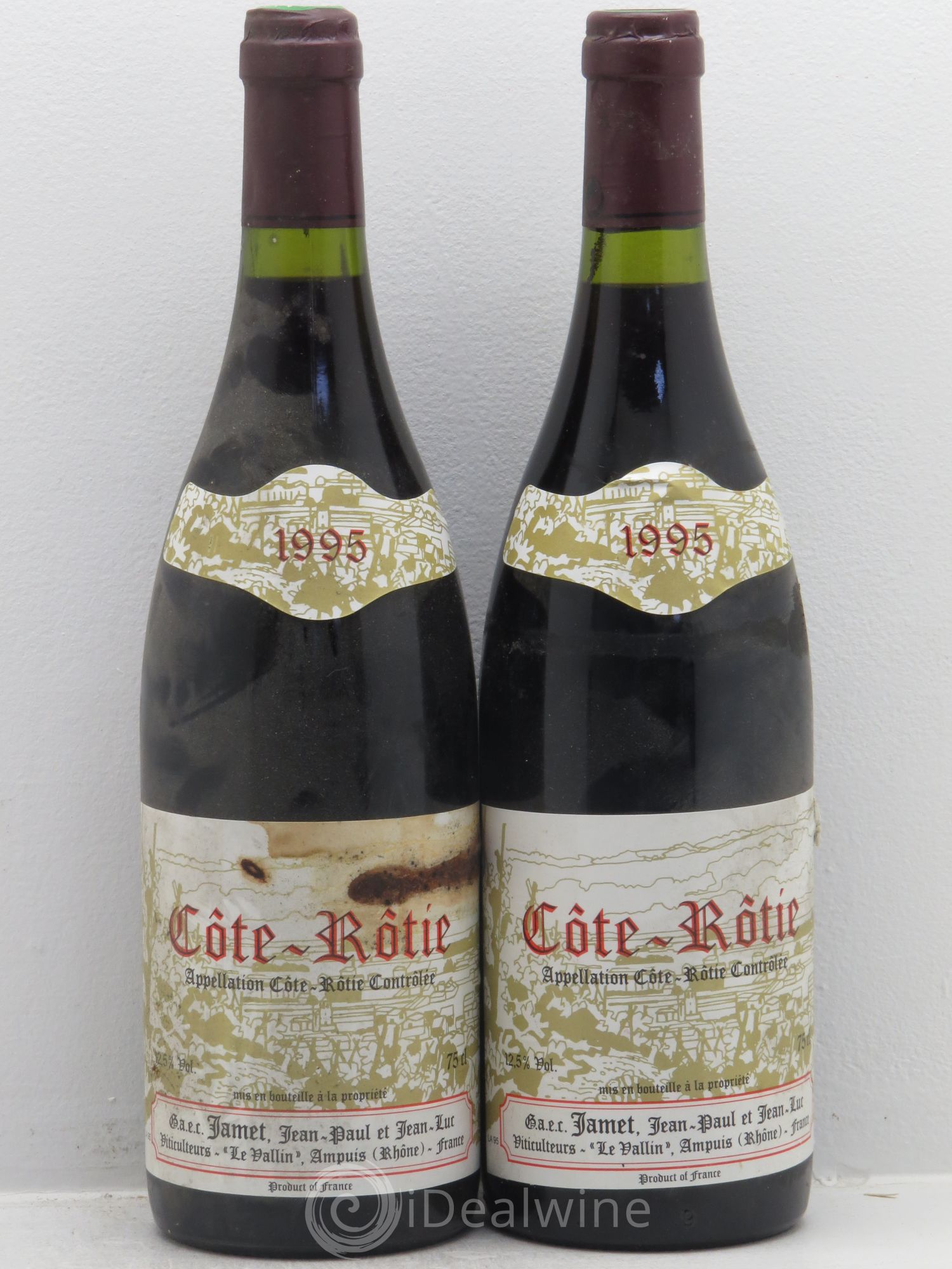 Côte-Rôtie Jamet (Domaine) 1995 - Lot de 2 bouteilles - 0