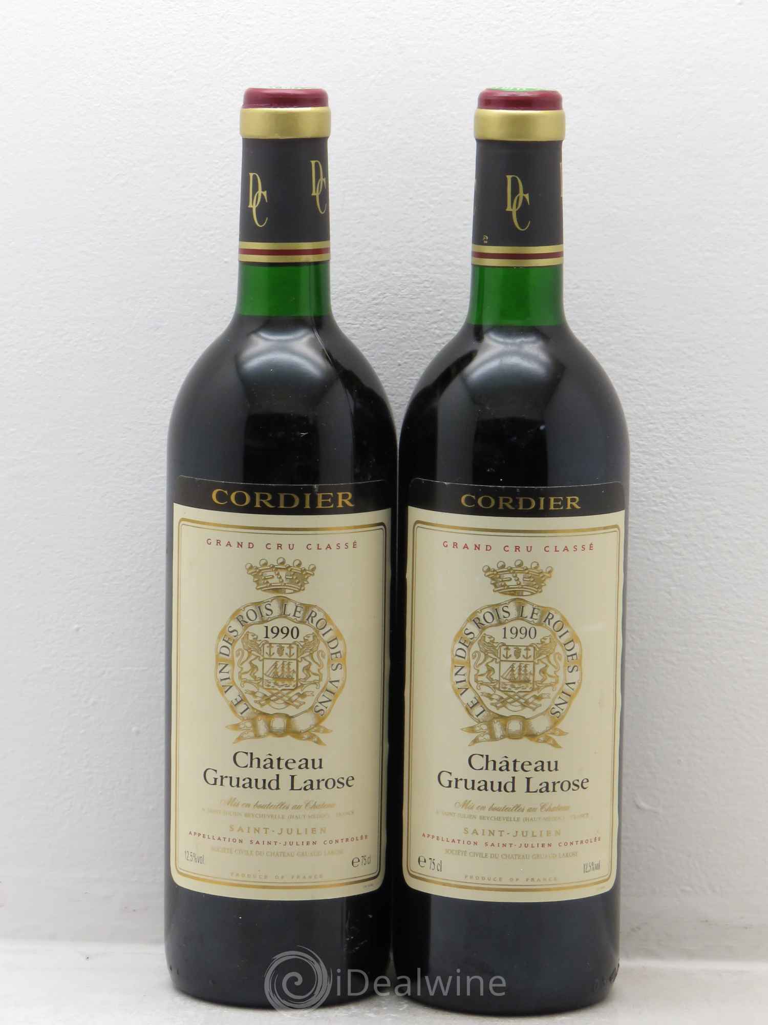 Château Gruaud Larose 2ème Grand Cru Classé 1990 - Lot de 2 bouteilles - 0
