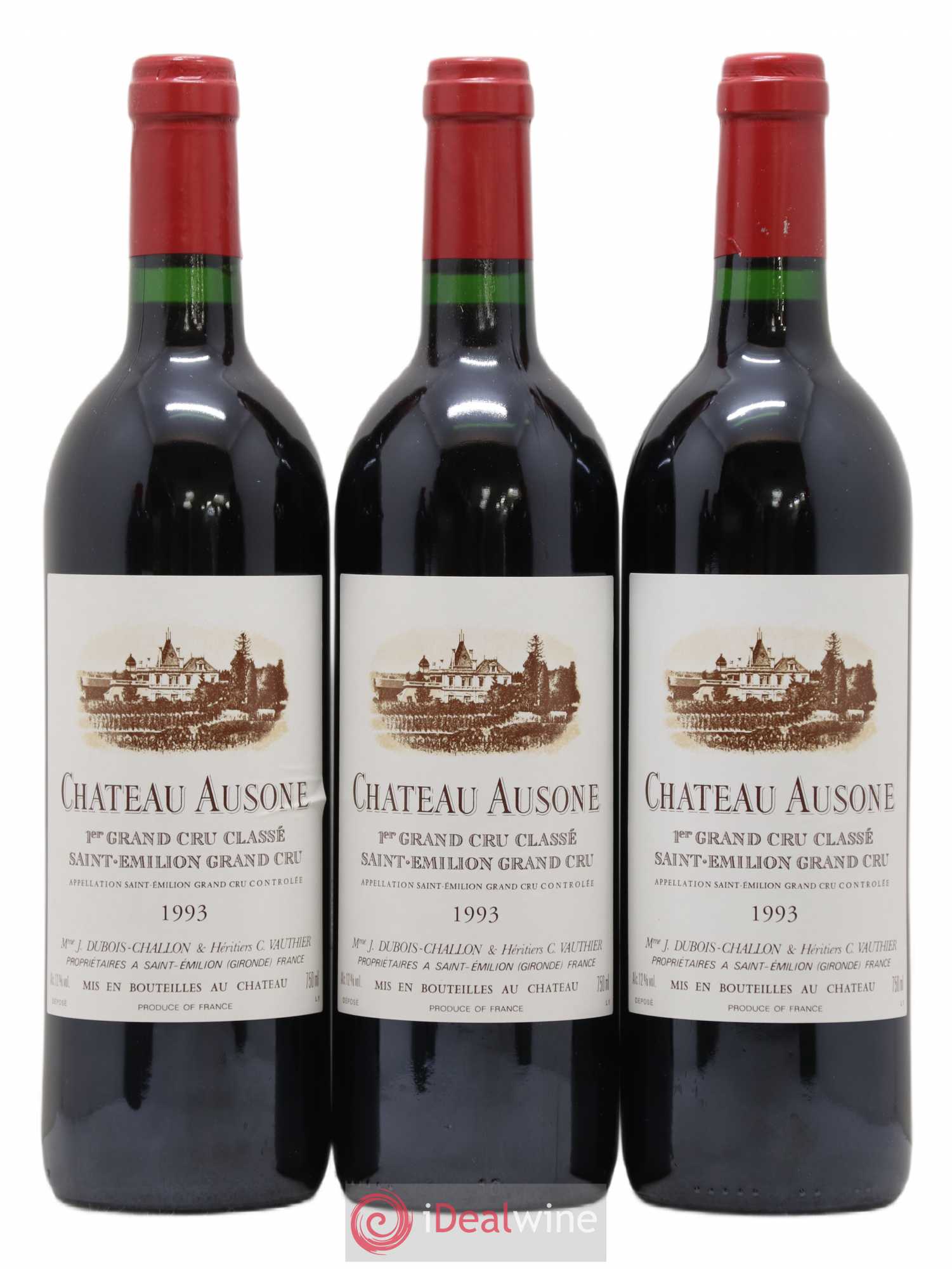 Château Ausone 1er Grand Cru Classé A 1993 - Lot de 6 bouteilles - 1