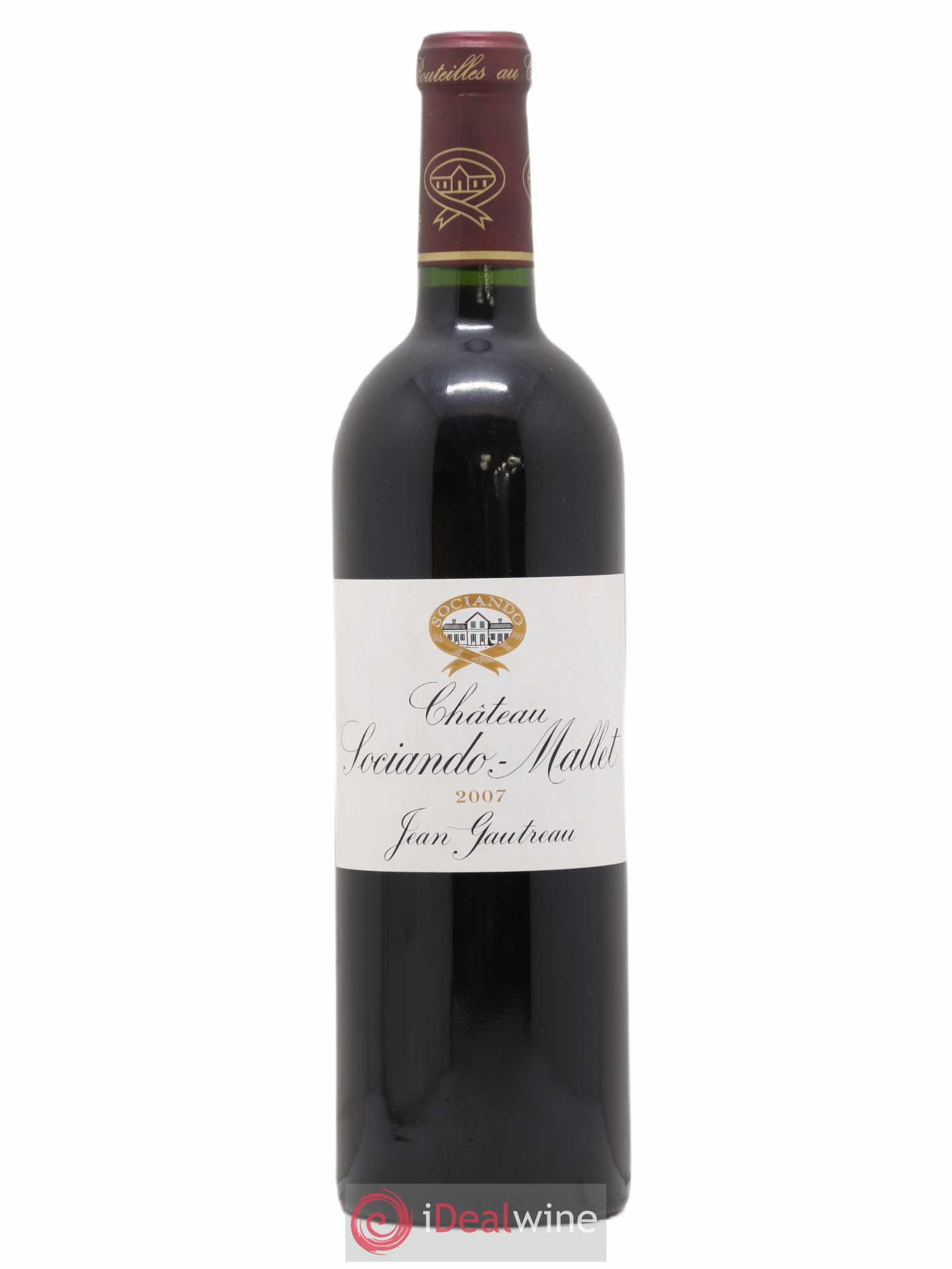 Château Sociando Mallet 2007 - Lot de 1 bouteille - 0