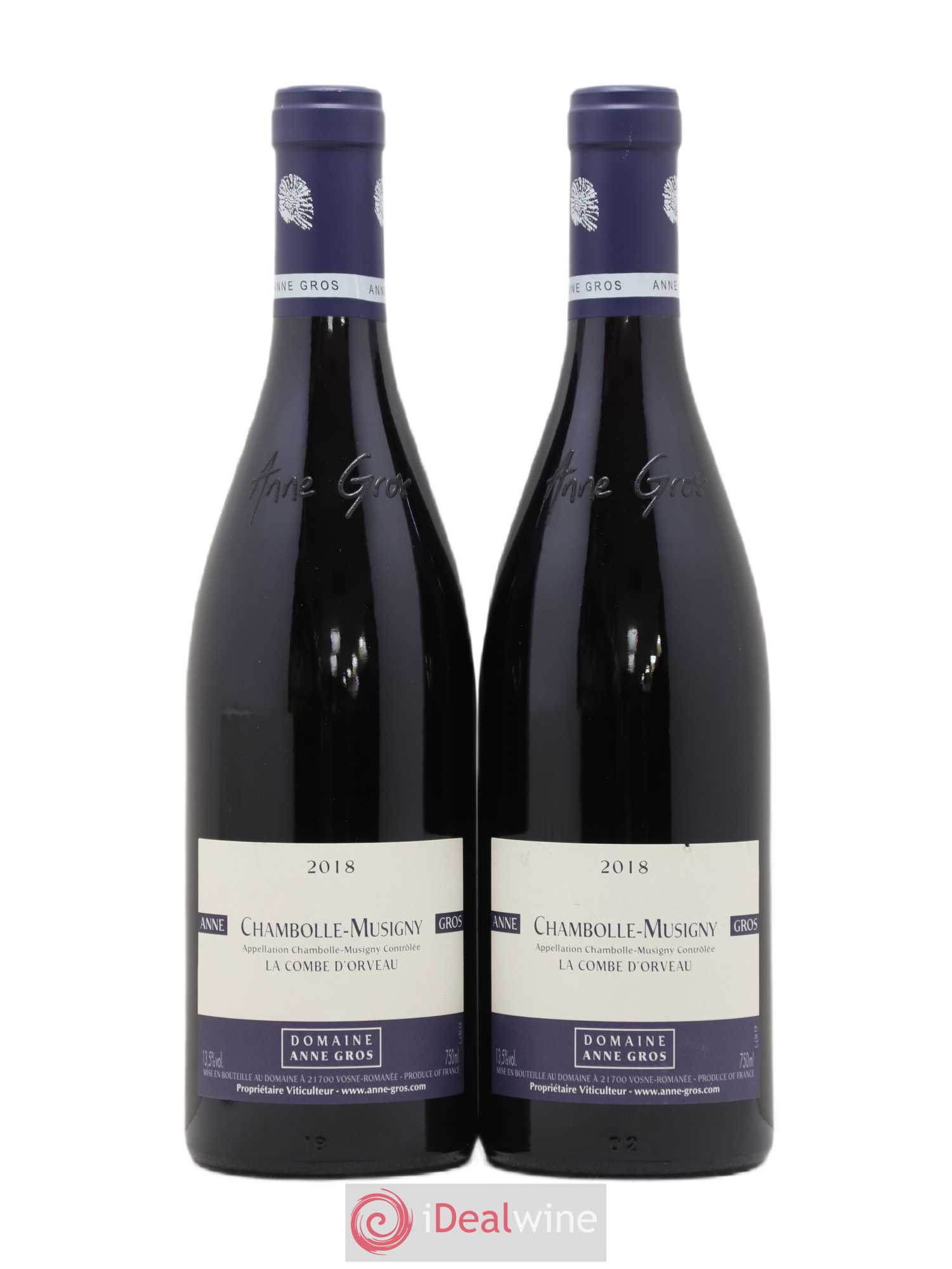 Chambolle-Musigny La Combe d'Orveau Anne Gros 2018 - Lot de 2 bouteilles - 0