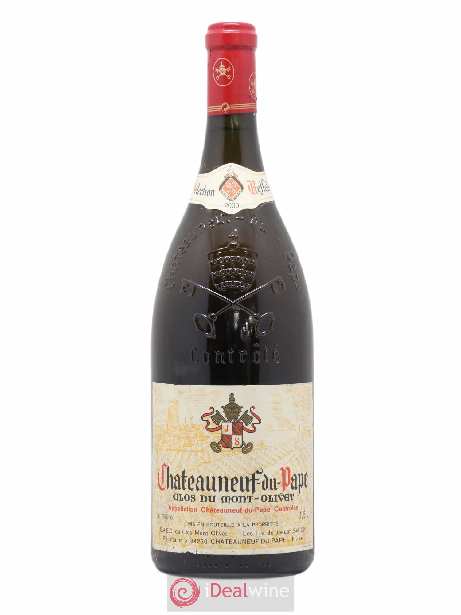 Châteauneuf-du-Pape Clos du Mont-Olivet 2000 - Lot de 1 magnum - 0