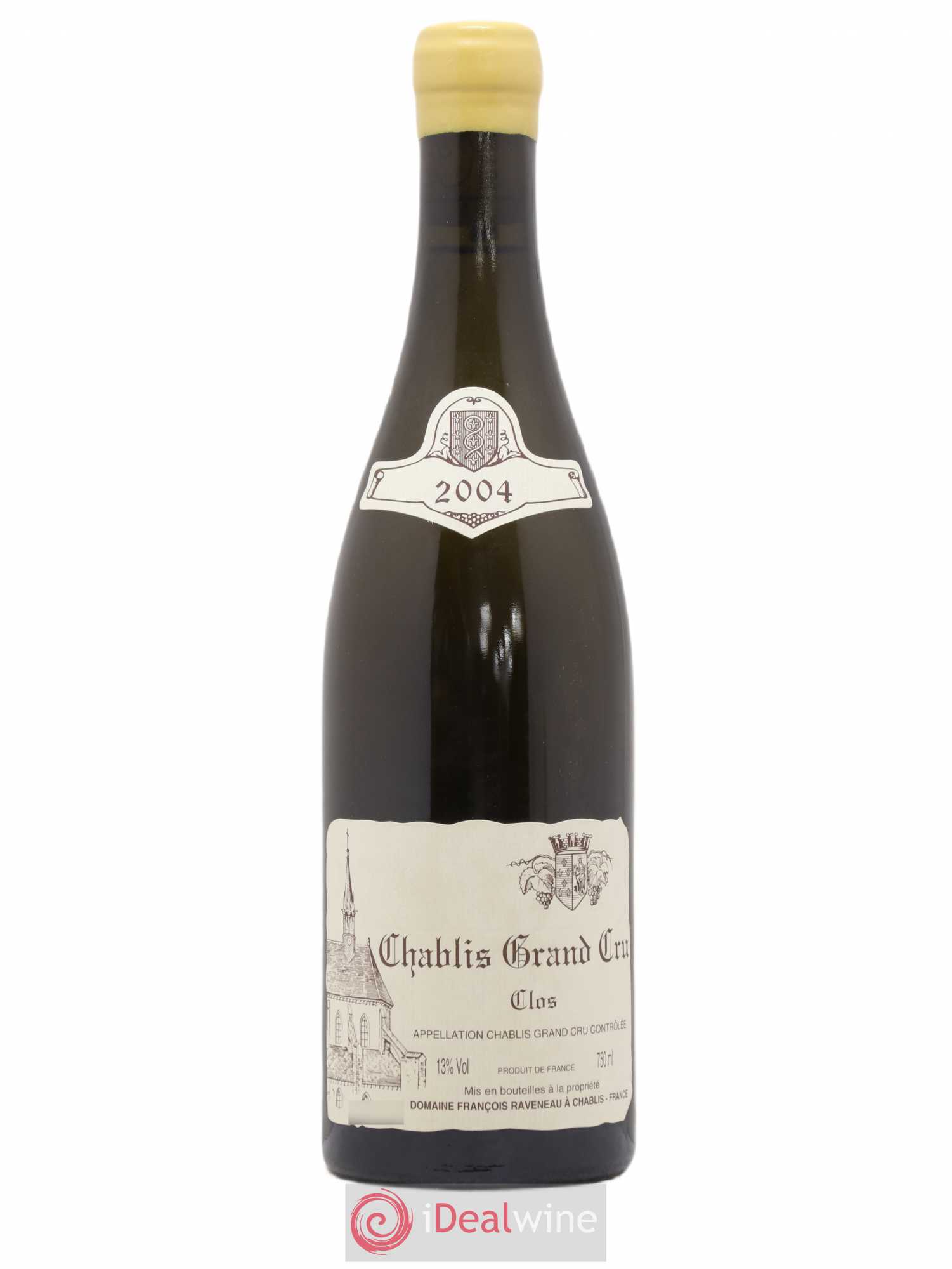 Chablis Grand Cru Clos Raveneau (Domaine) 2004 - Lot de 1 bouteille - 0