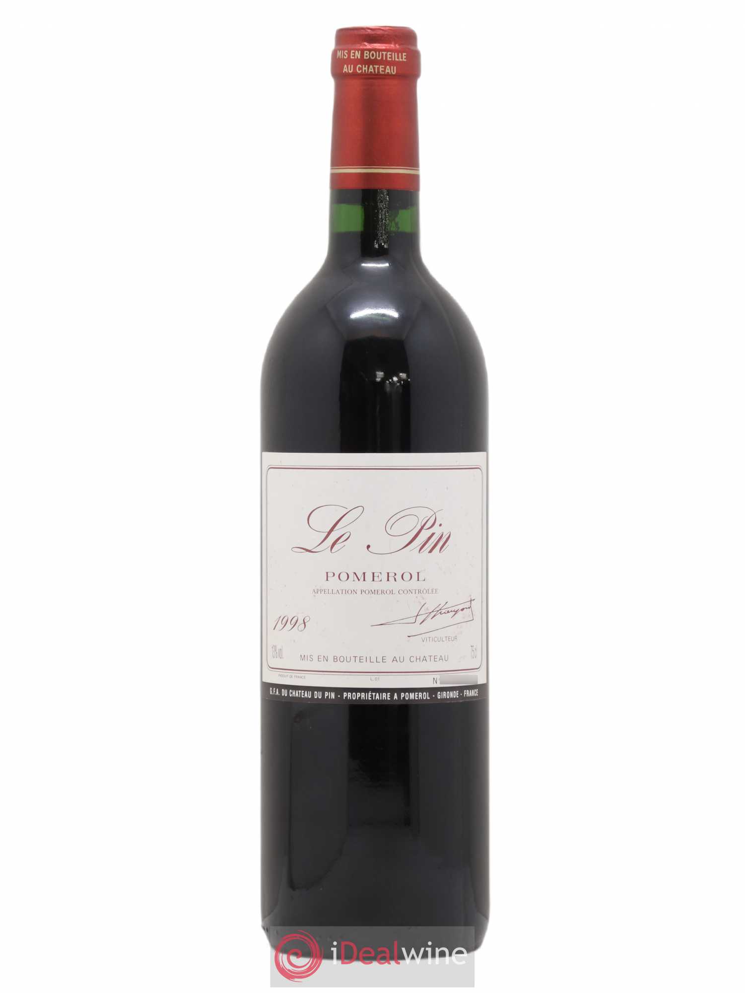 Château Le Pin 1998 - Lot de 1 bouteille - 0