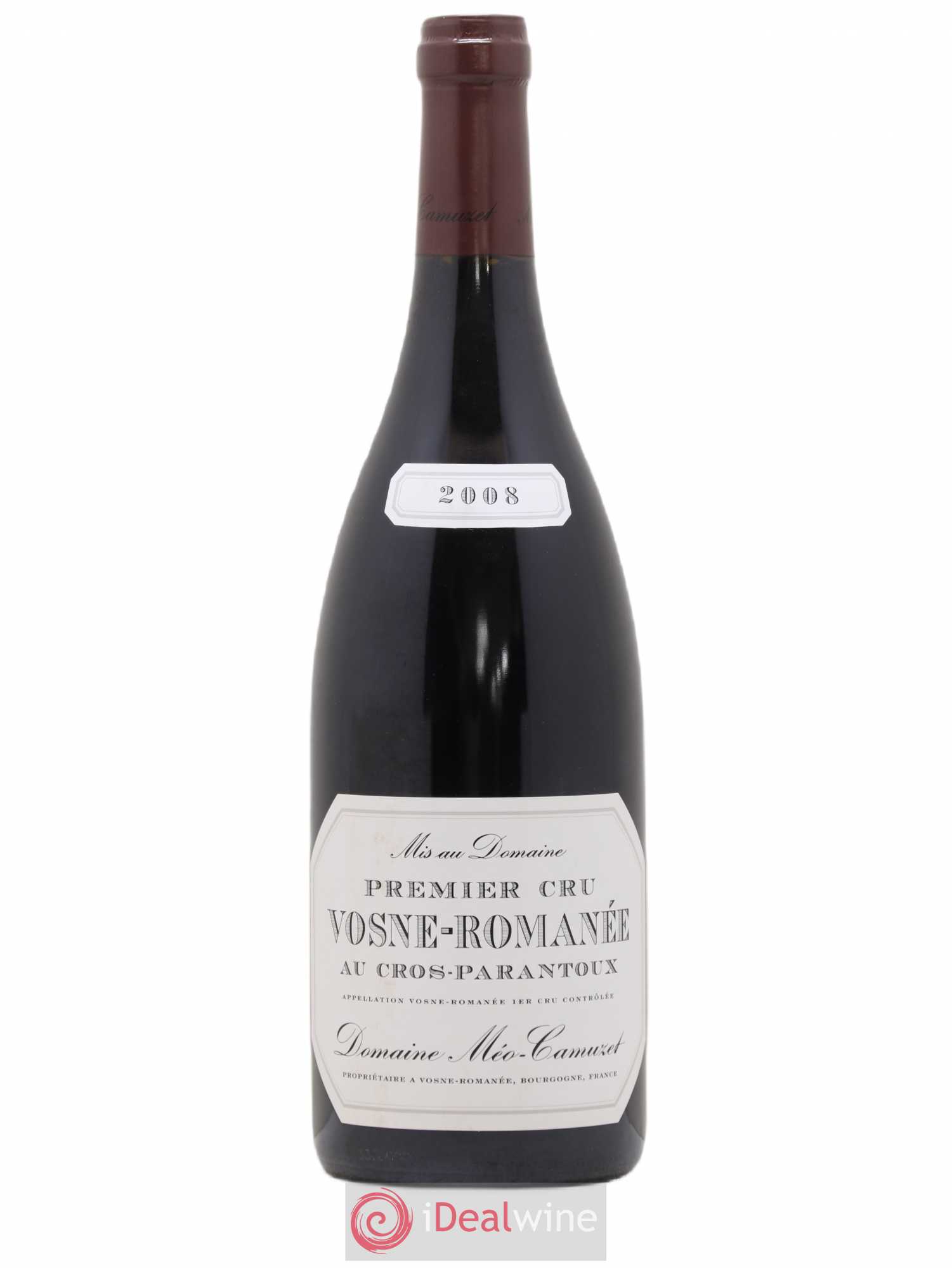 Vosne-Romanée 1er Cru Au Cros Parantoux Méo-Camuzet (Domaine) 2008 - Lot de 1 bouteille - 0