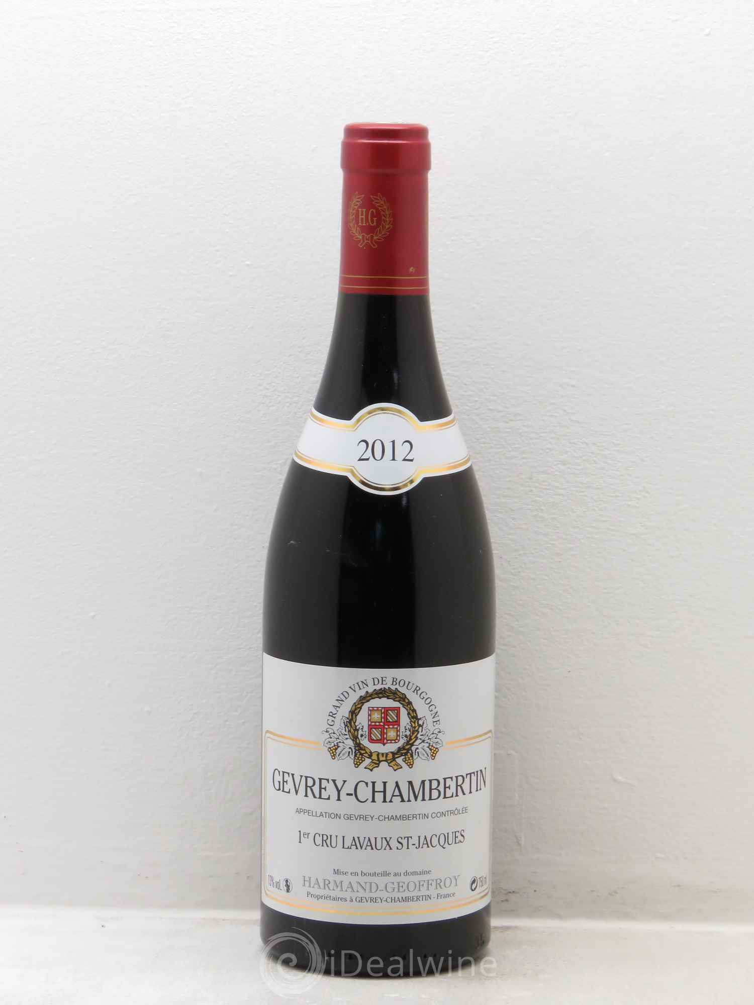 Gevrey-Chambertin 1er Cru Geoffroy Harmand 2012 - Lot de 1 bouteille - 0