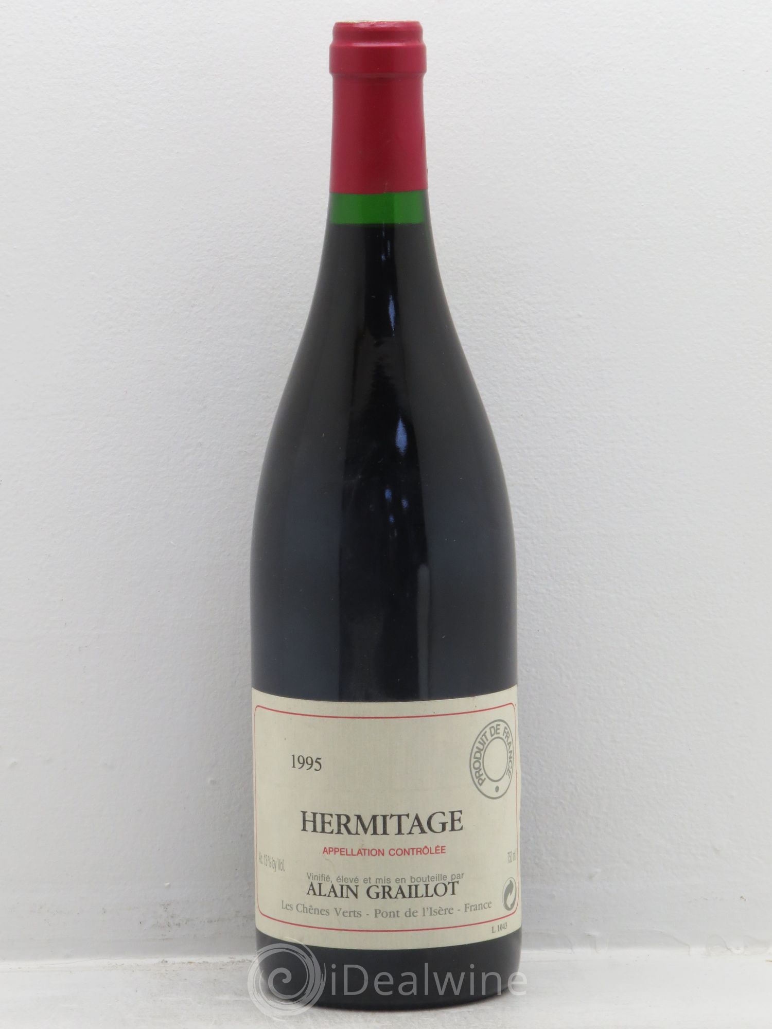 Hermitage Domaine Graillot 1995 - Lot de 1 bouteille - 0