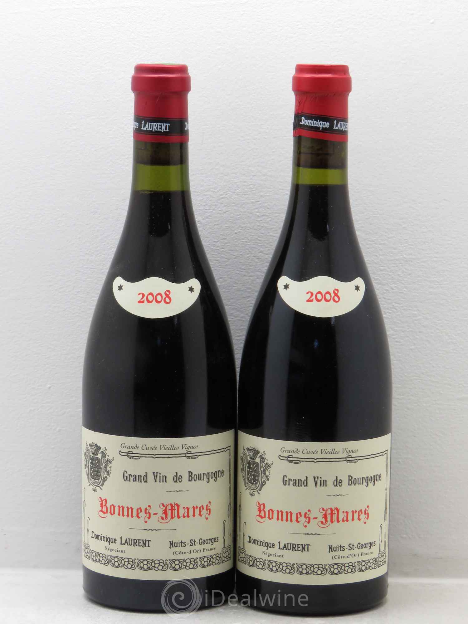 Bonnes-Mares Grand Cru Dominique Laurent grande cuvée vv 2008 - Lot de 2 bouteilles - 0