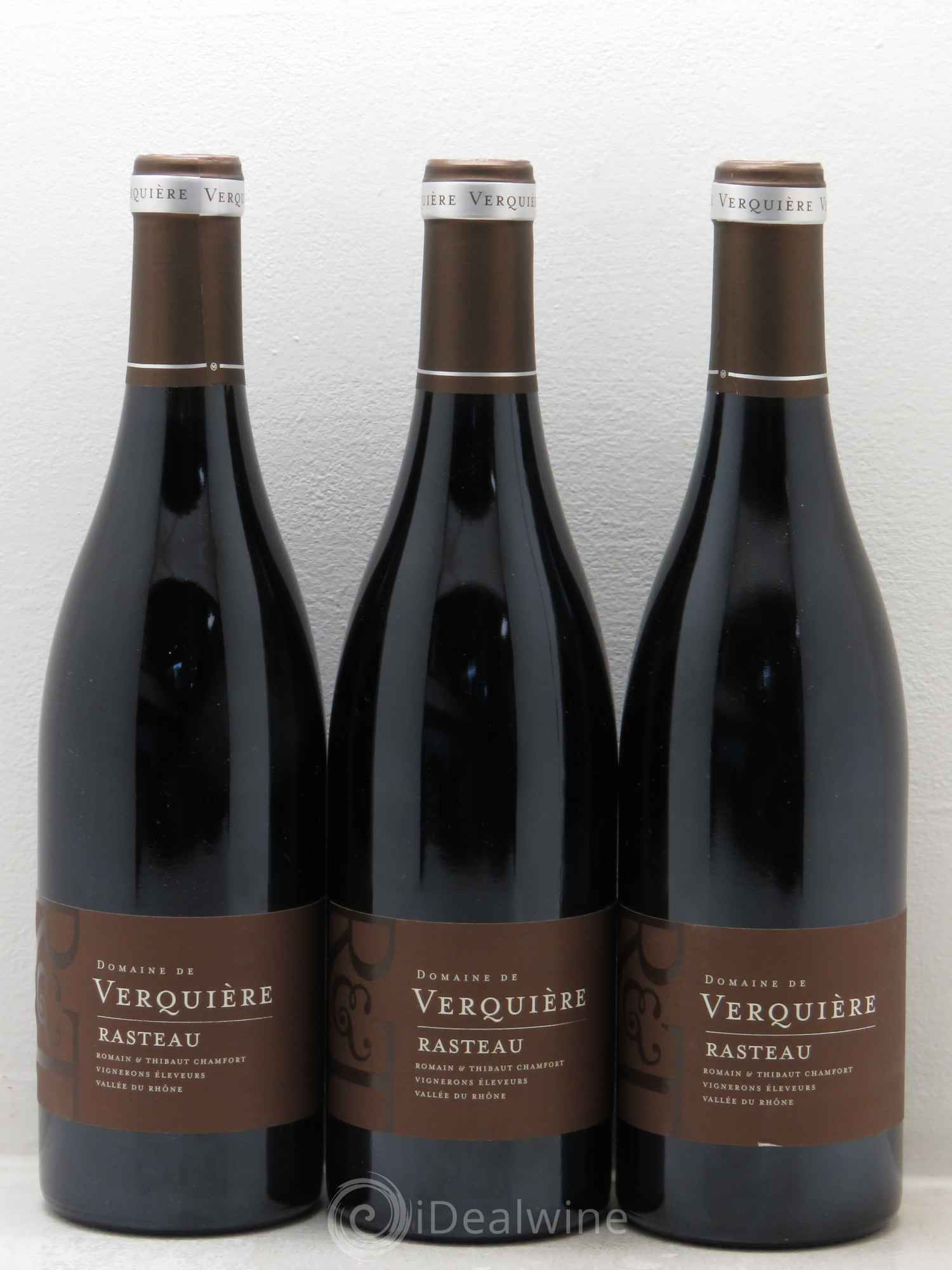 Rasteau domaine de la verquière 2012 - Lotto di 3 bottiglie - 0
