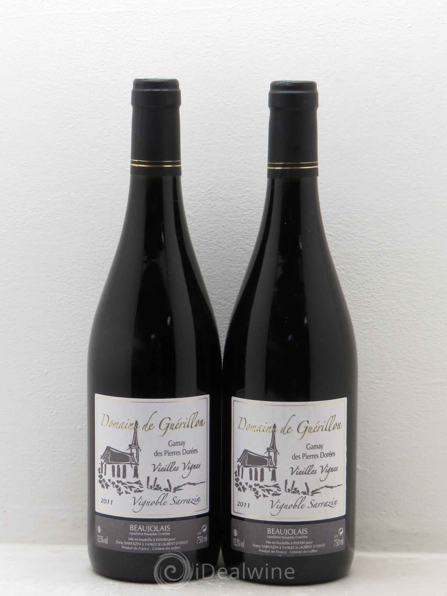 Beaujolais vv domaine de guérillon 2011 - Posten von 2 Flaschen - 0