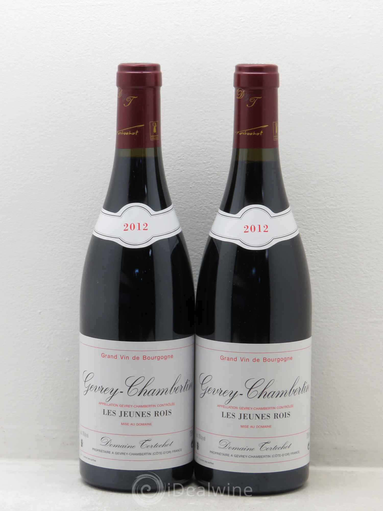 Gevrey-Chambertin Jeunes rois tortochot 2012 - Lotto di 2 bottiglie - 0