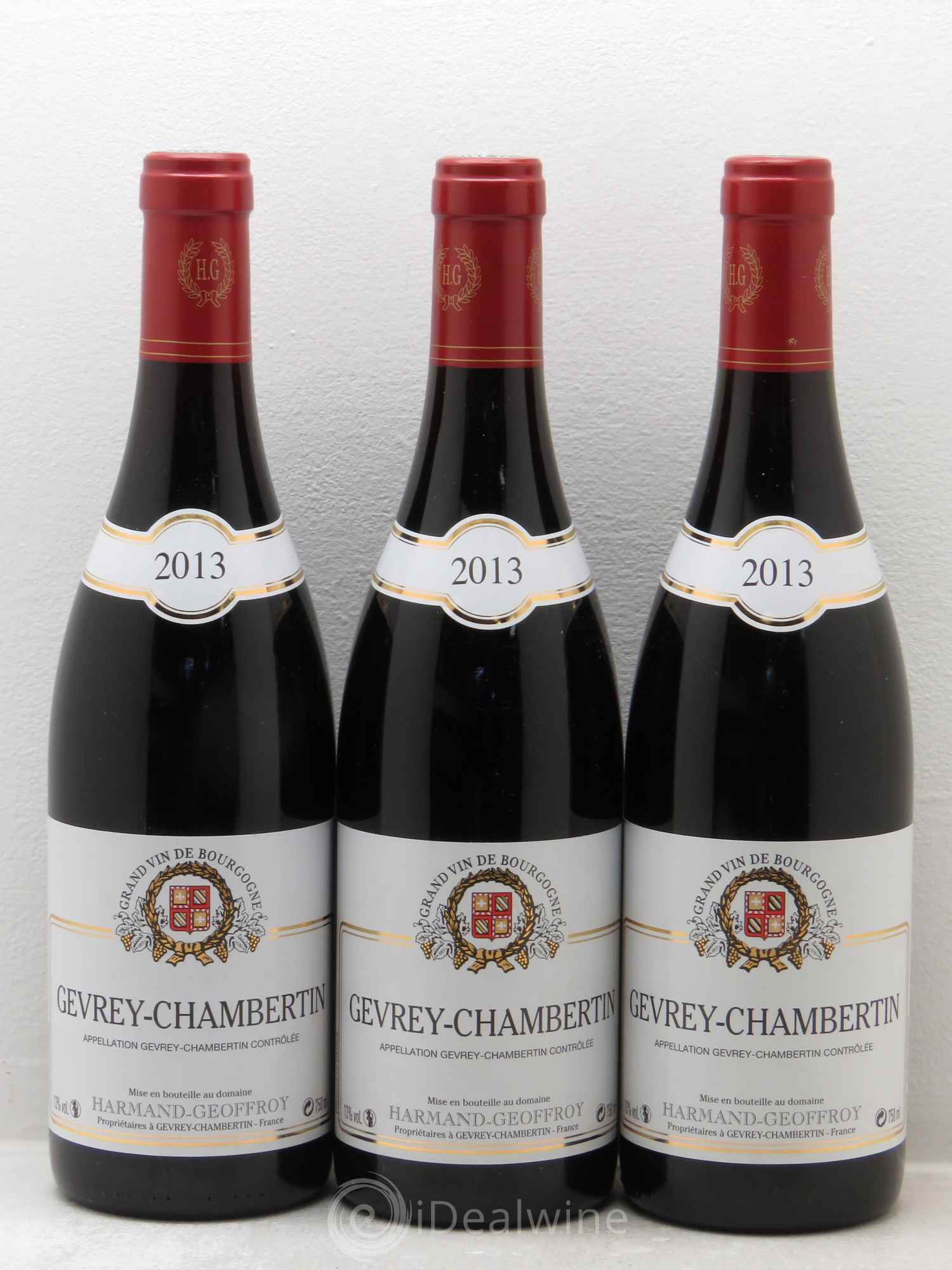 Gevrey-Chambertin harmand geoffroy 2013 - Posten von 3 Flaschen - 0