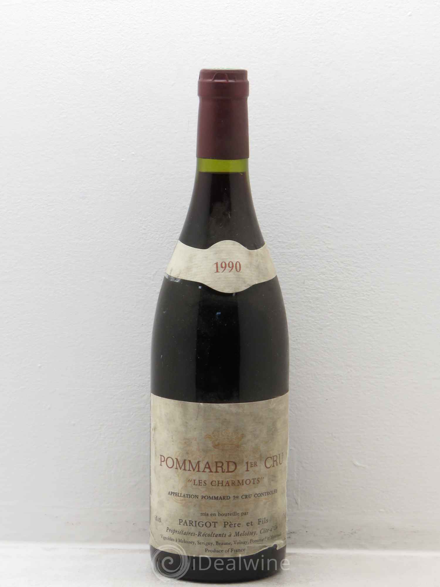 Pommard 1er Cru parigot 1990 - Lot de 1 bouteille - 0
