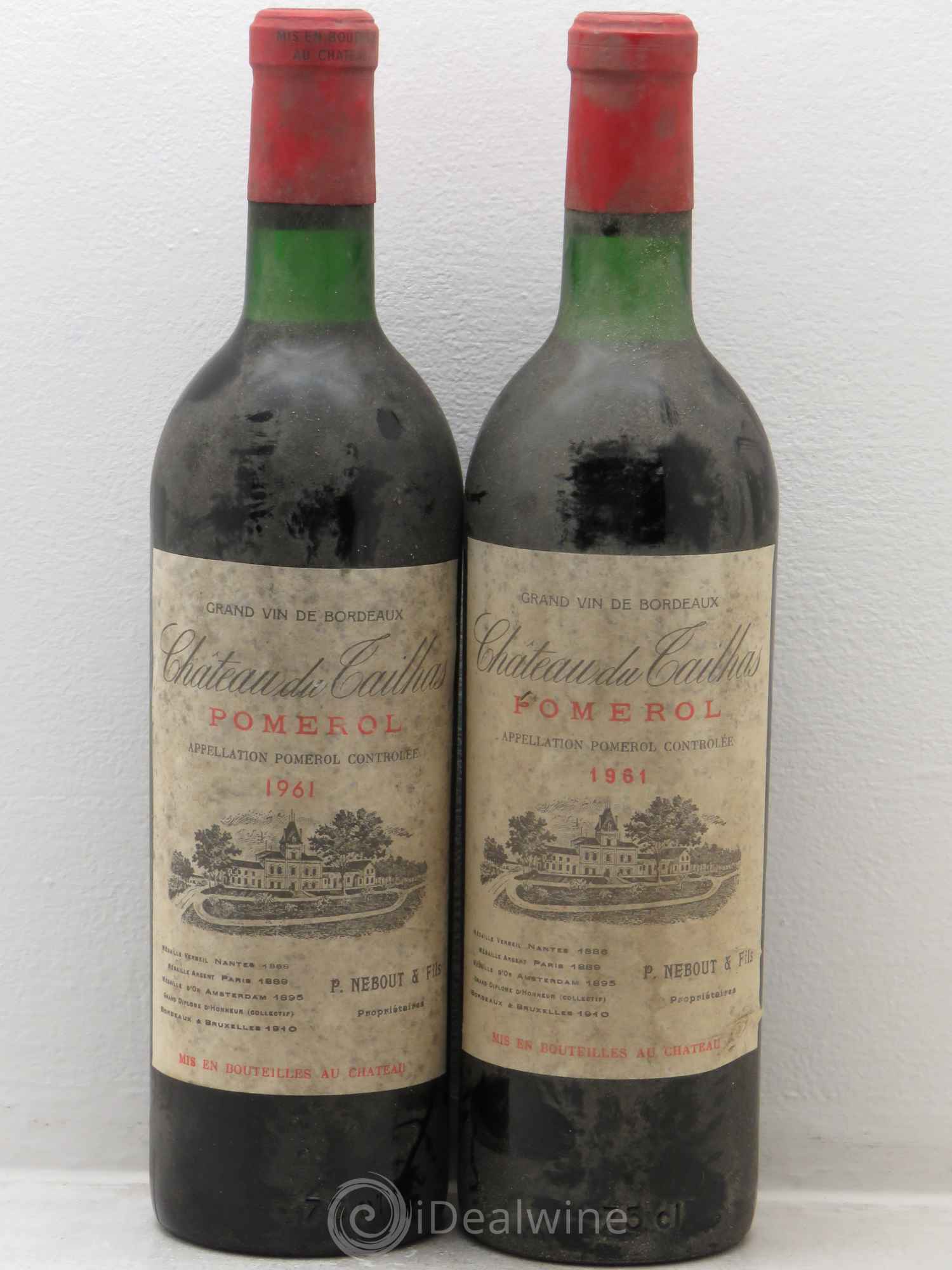 Château du Tailhas 1961 - Lot de 2 bouteilles - 0