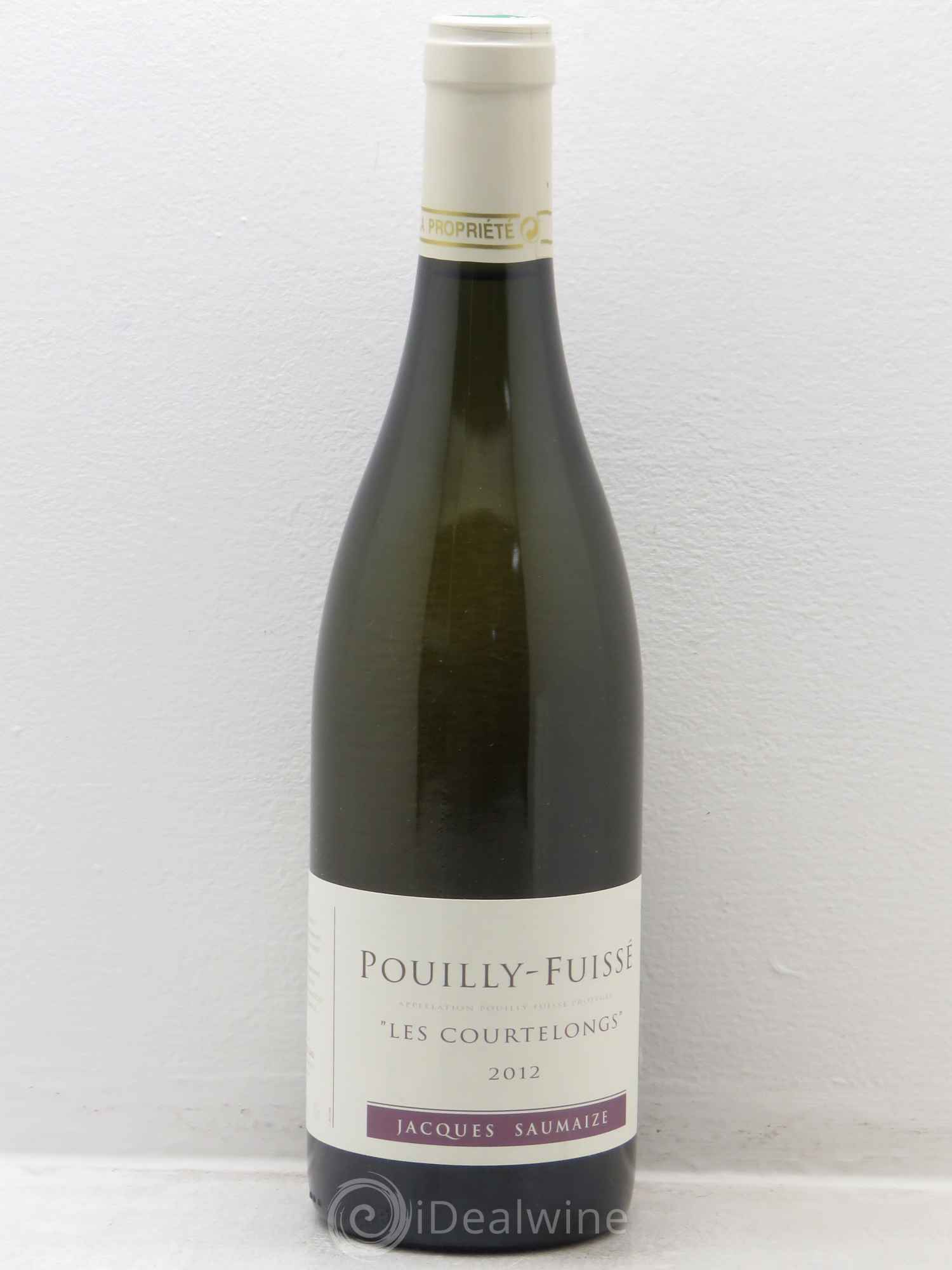 Pouilly-Fuissé les courtelongs saumaize jacques 2012 - Posten von 1 Flasche - 0