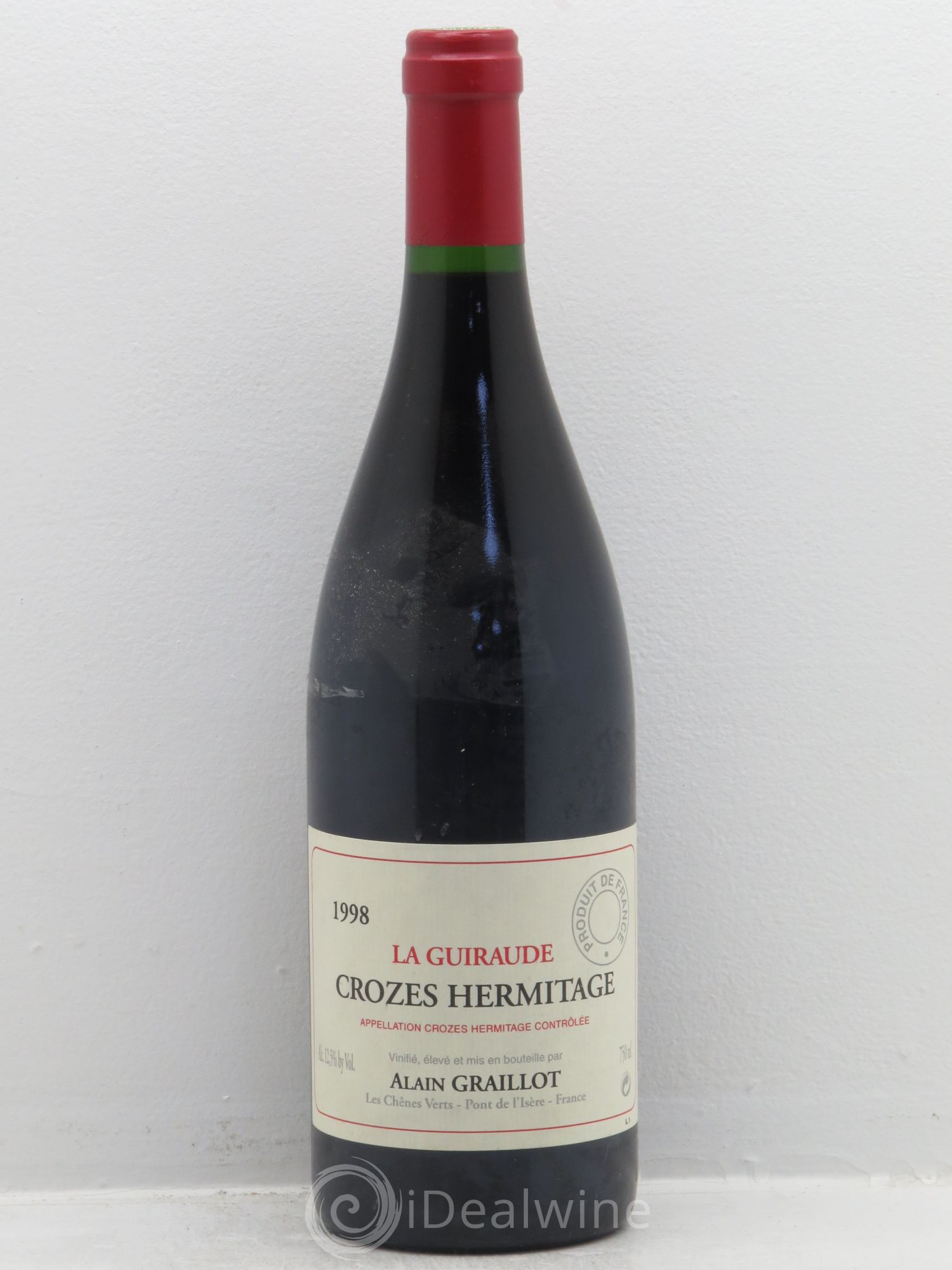 Crozes-Hermitage La Guiraude Domaine Graillot 1998 - Lot de 1 bouteille - 0
