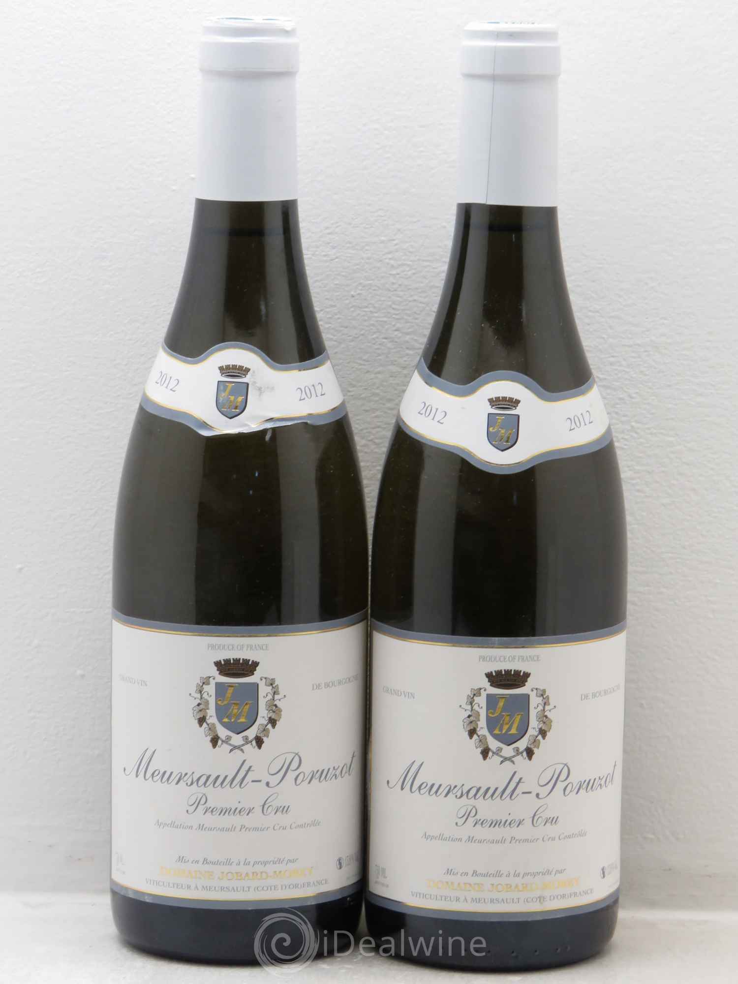 Meursault 1er Cru jobard morey 2012 - Posten von 2 Flaschen - 0