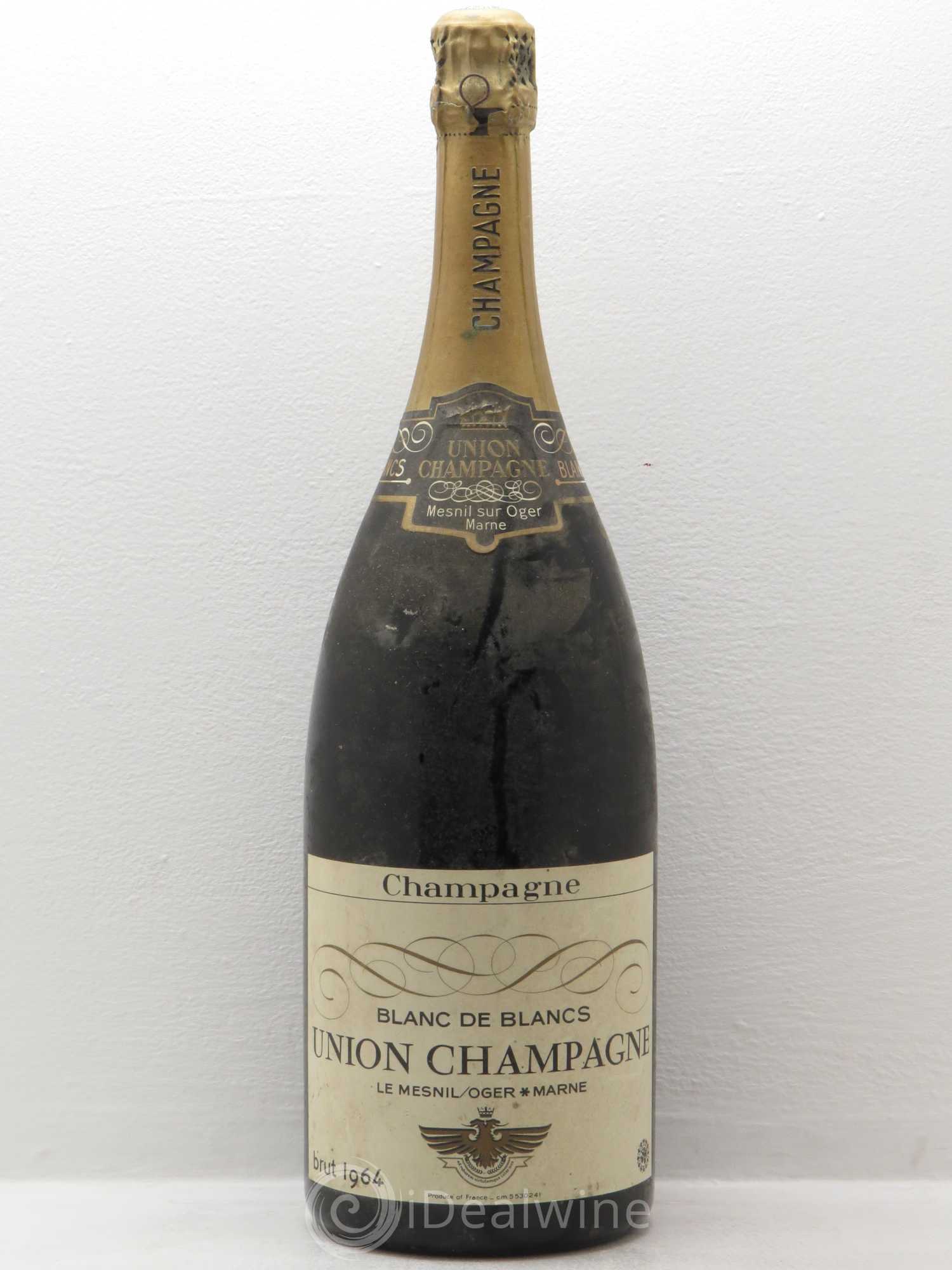Champagne Blanc de Blancs Union Champagne Mesnil/Oger 1964 - Posten von 1 Magnum - 0