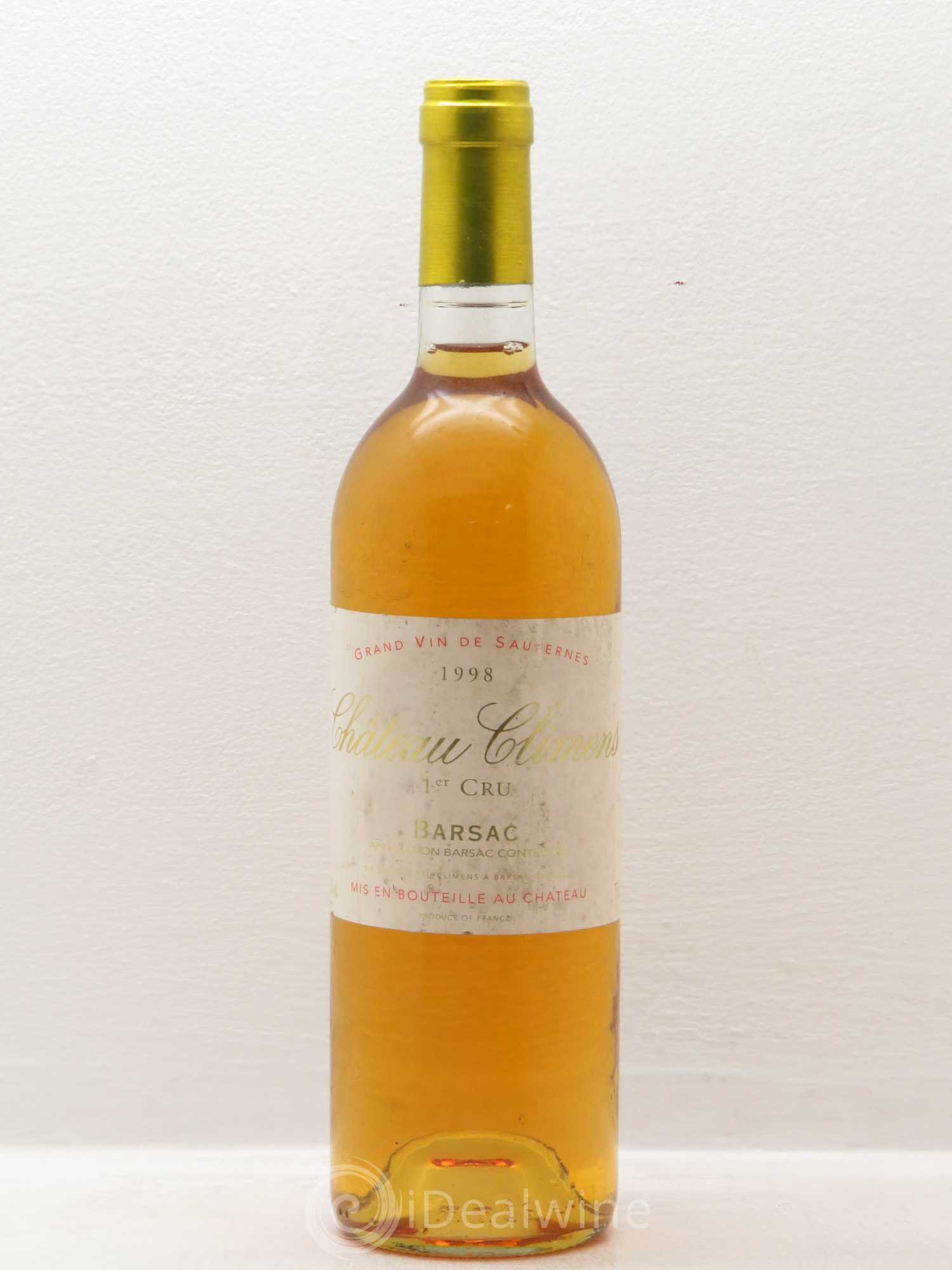 Château Climens 1er Grand Cru Classé 1998 - Lotto di 1 bottiglia - 0