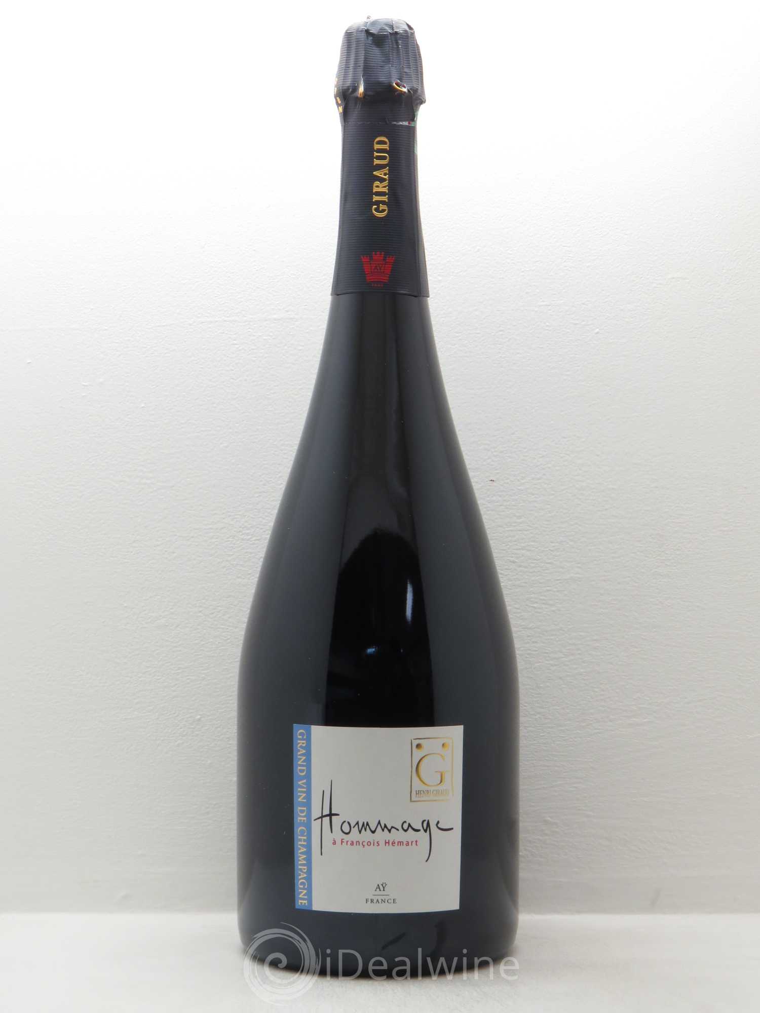 Champagne Henri Giraud Brut Hommage à François Hemart - Posten von 1 Jeroboam - 0
