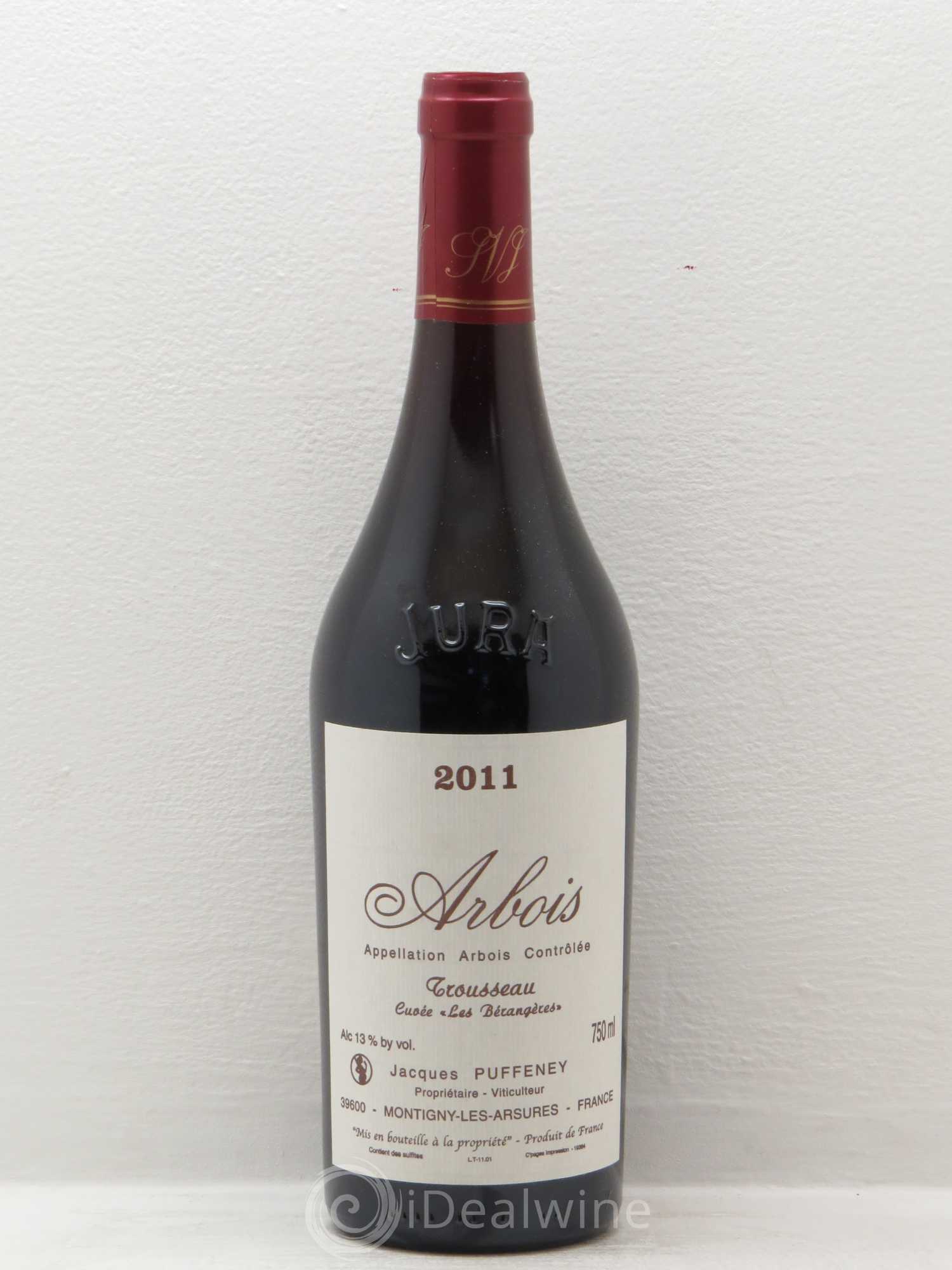 Arbois Trousseau Cuvée Les Bérangères - Domaine Puffeney 2011 - Posten von 1 Flasche - 0