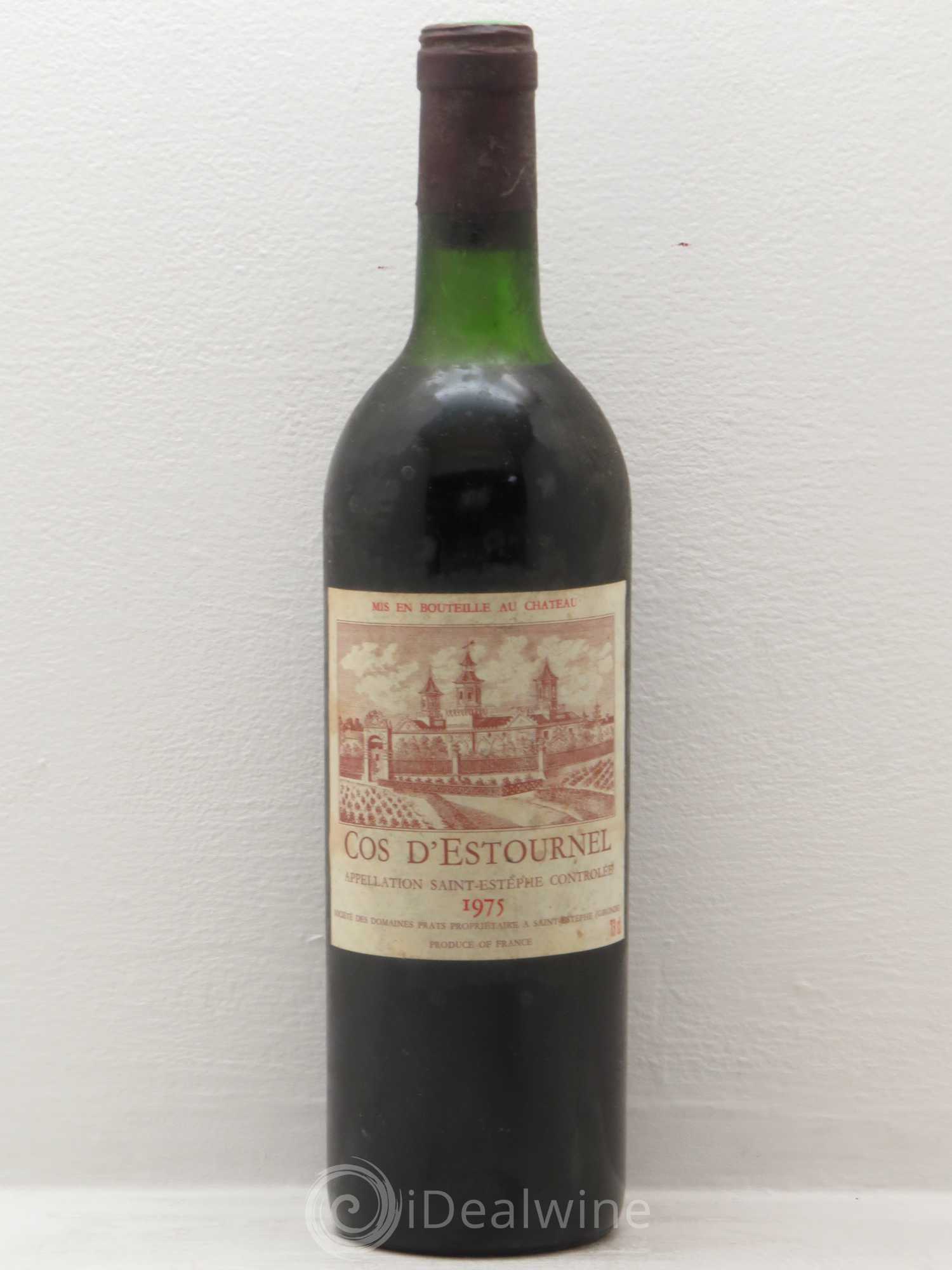 Cos d'Estournel 2ème Grand Cru Classé 1975 - Lot de 1 bouteille - 0