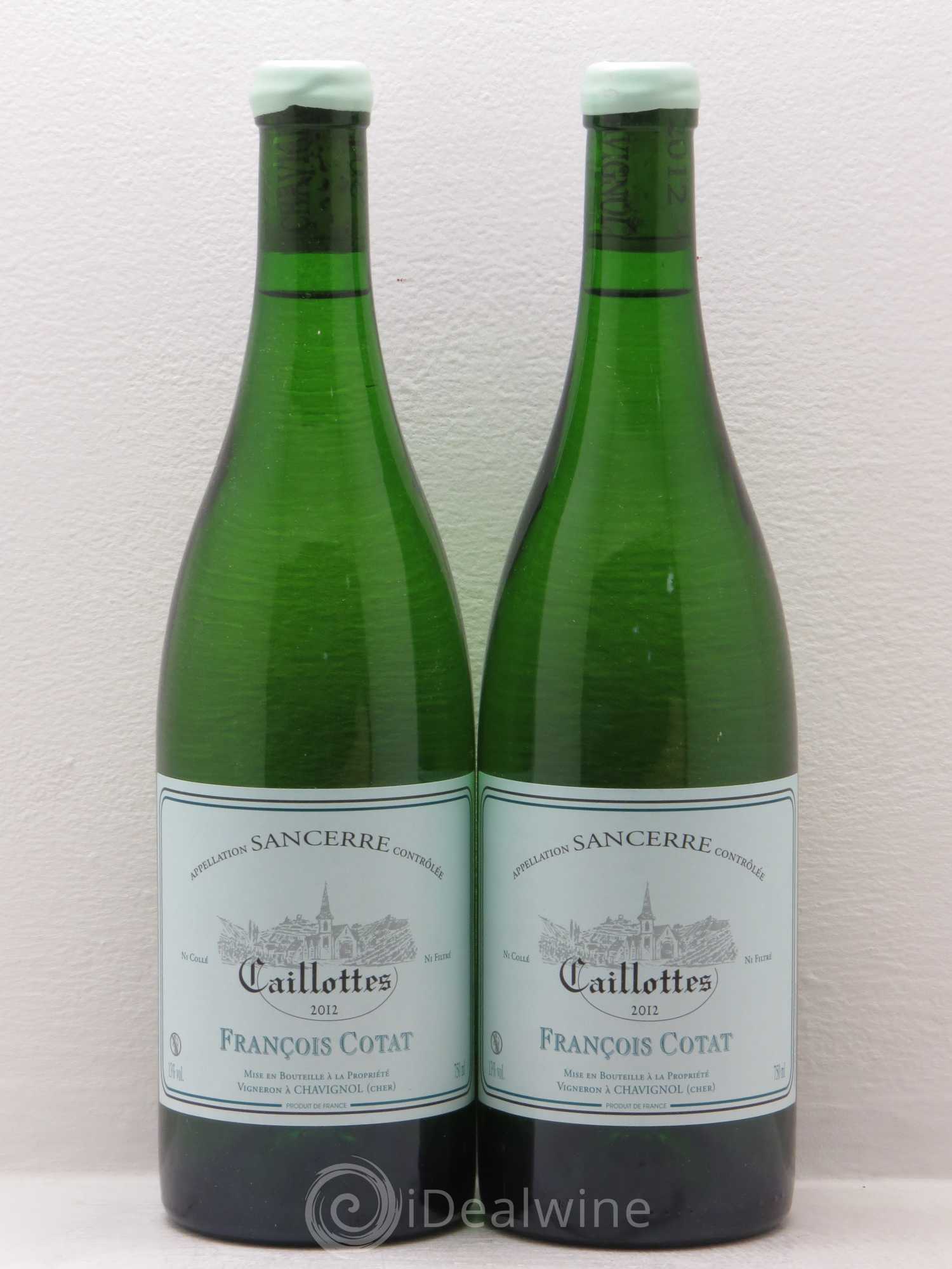 Sancerre Les Caillottes François Cotat 2012 - Lot de 2 bouteilles - 0