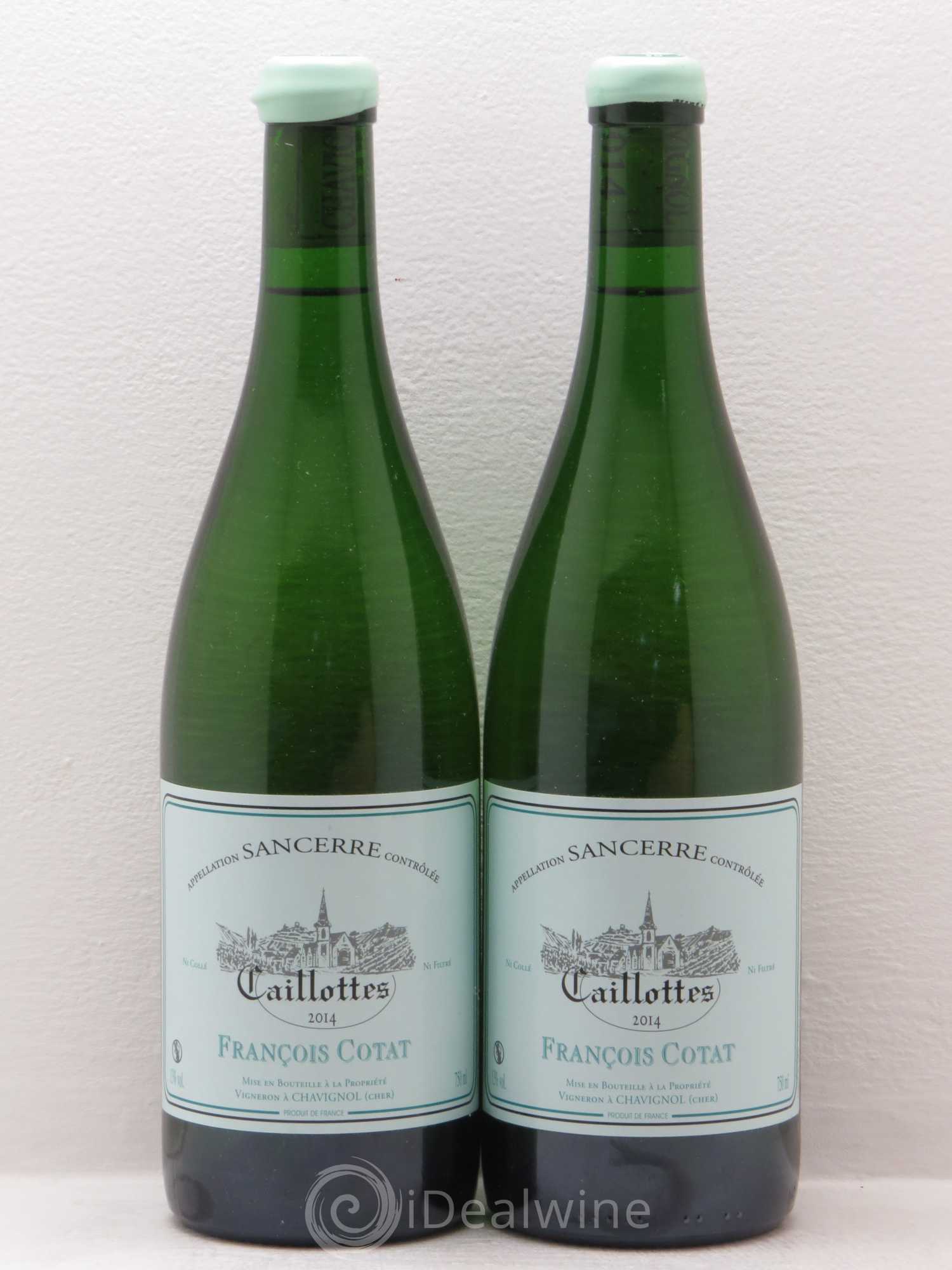 Sancerre Les Caillottes François Cotat 2014 - Lot de 2 bouteilles - 0
