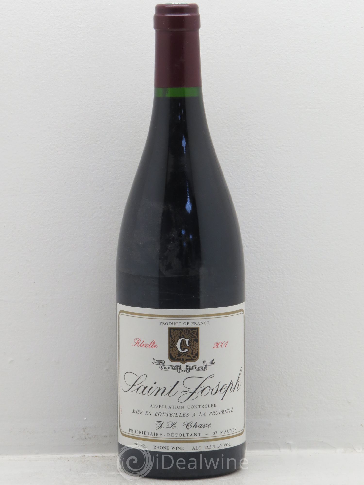 Saint-Joseph Jean-Louis Chave 2001 - Lot de 1 bouteille - 0