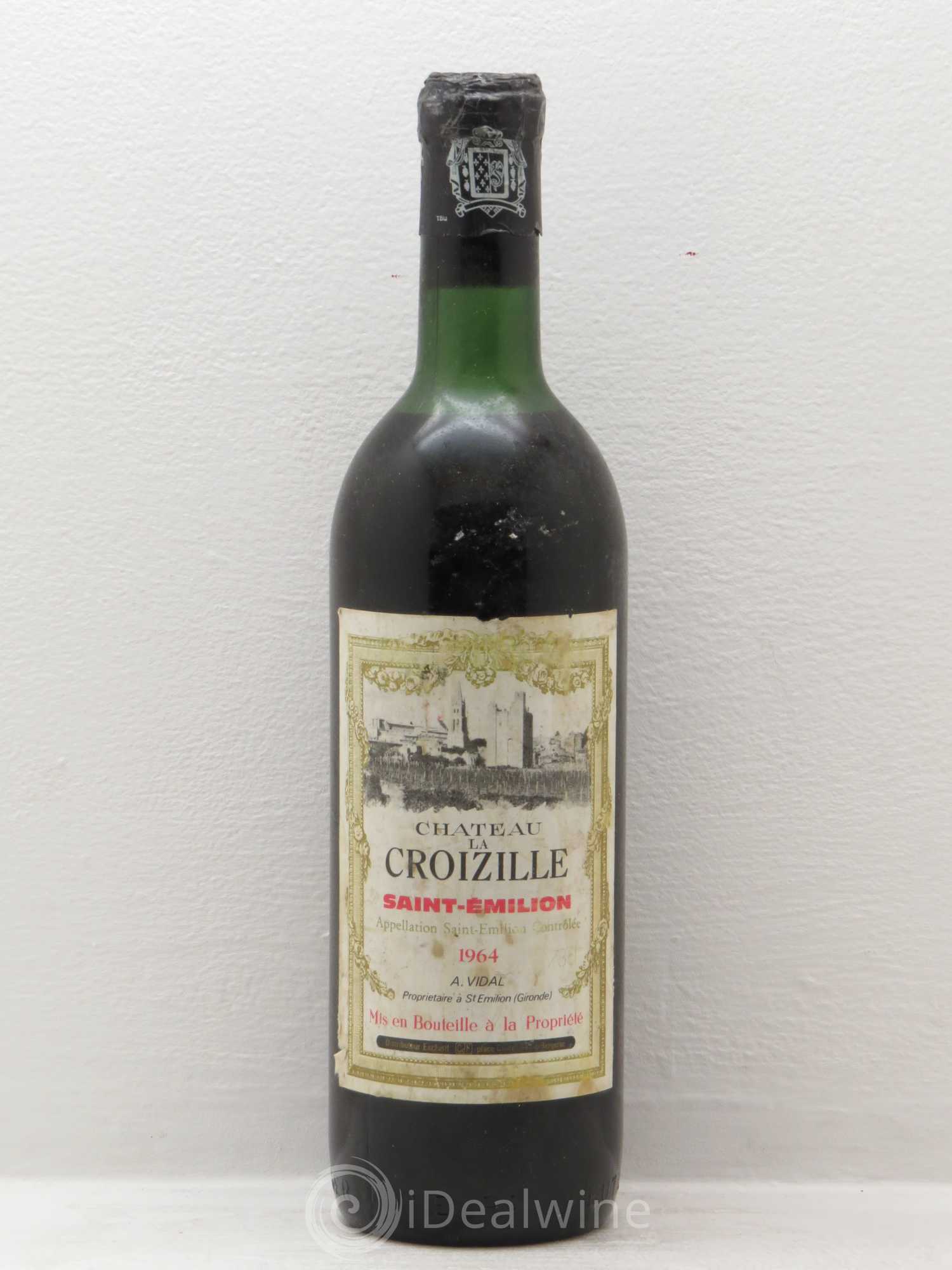 Saint-Émilion Château Croizille 1964 - Posten von 1 Flasche - 0